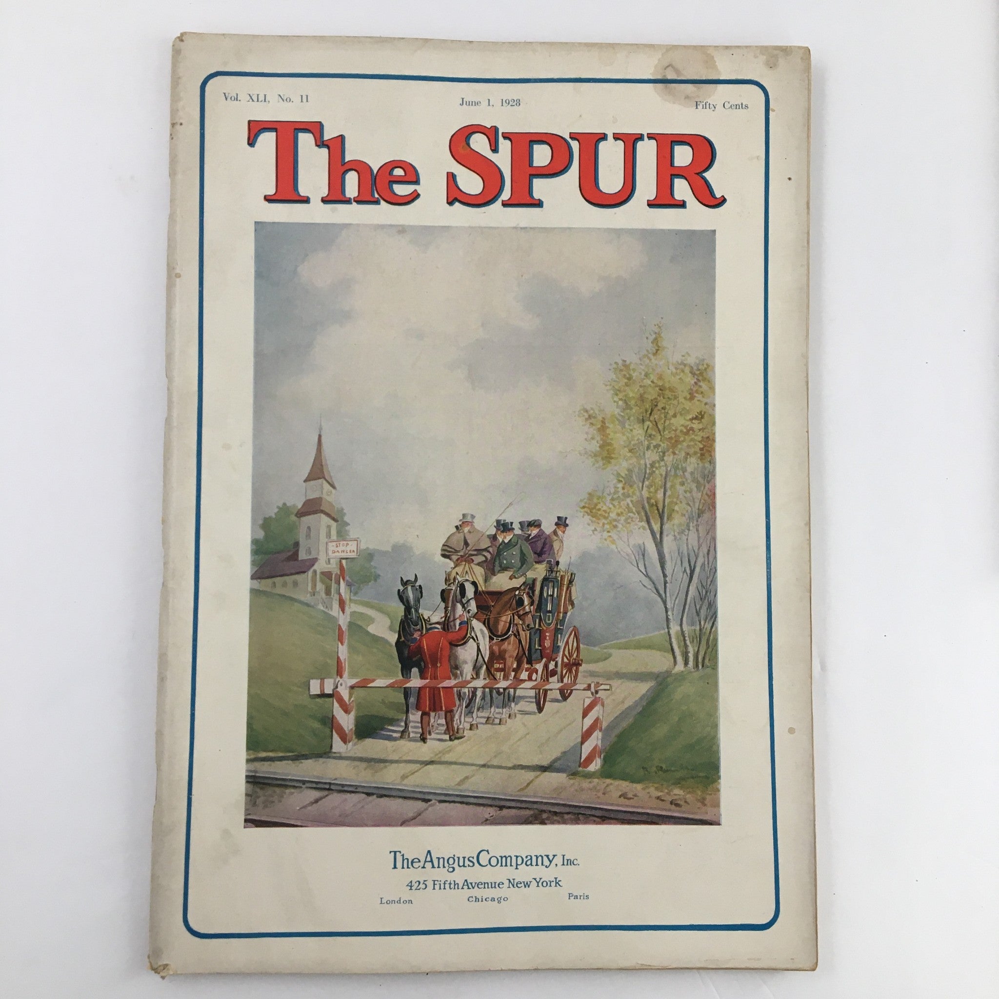 VTG The Spur Magazine June 1 1928 The Home of Barnard C. Black No Label