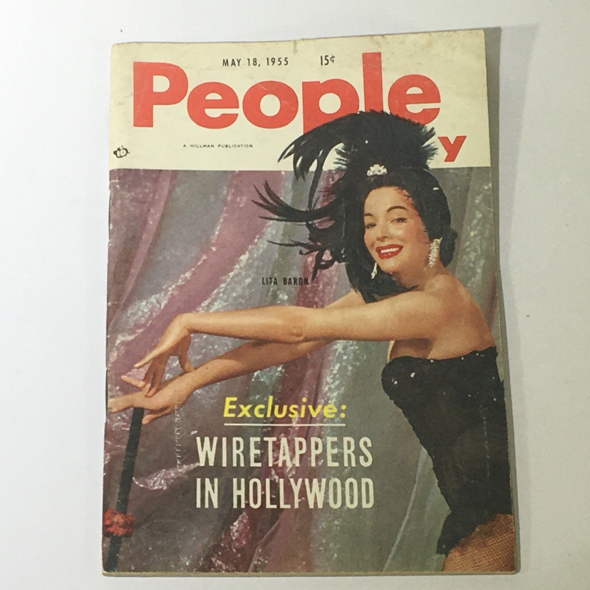 VTG People Today Magazine May 18 1955 Lita Baron, Wiretappers, Newsstand