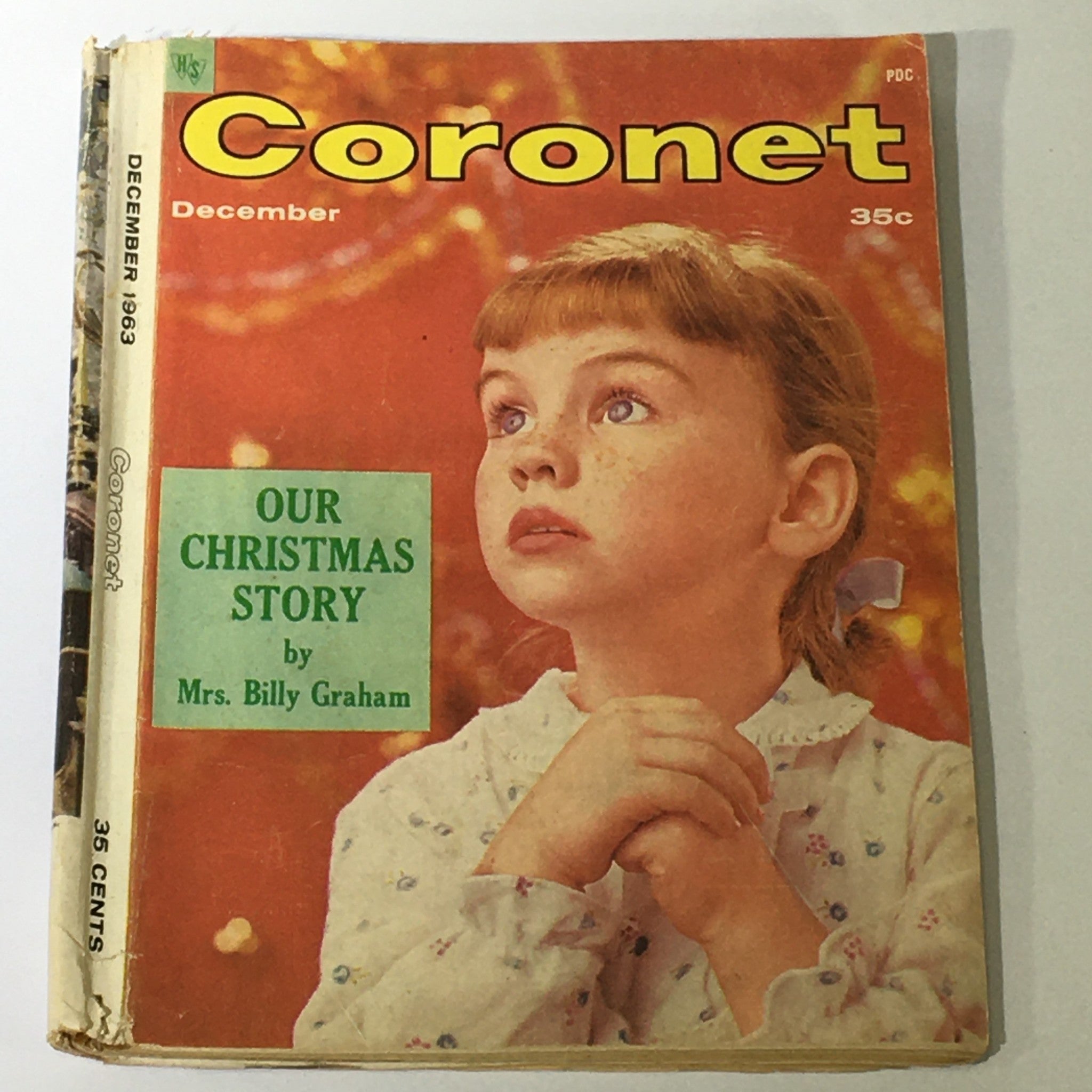 VTG Coronet Magazine December 1963 Vol 1 #1 Our Christmas Story, Newsstand