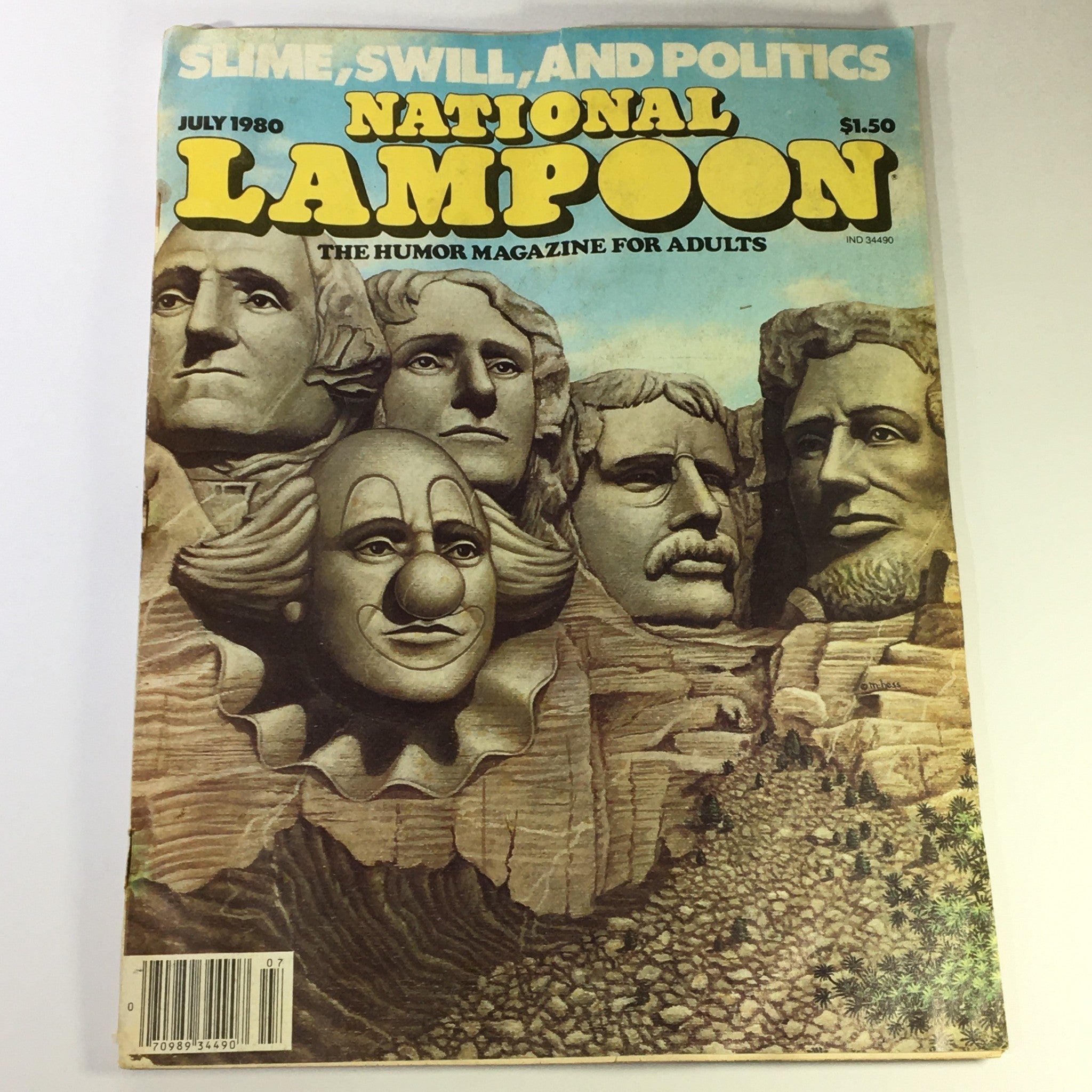 VTG National Lampoon July 1980 Slime, Will and Politics, The Hot Tub, Newsstand