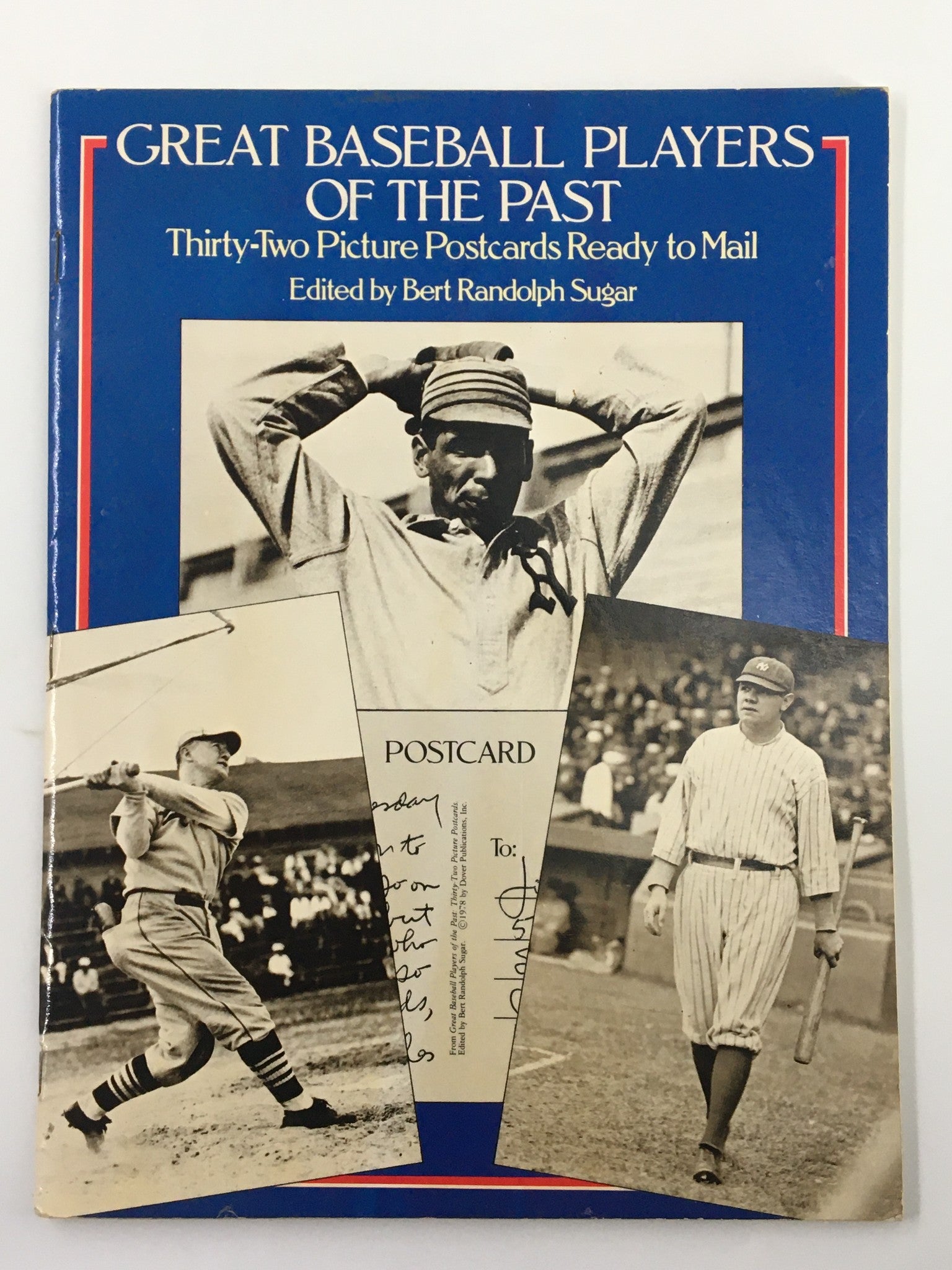 1978 Great Baseball Players of The Past Babe Ruth, Edd Roush, Casey Stengel