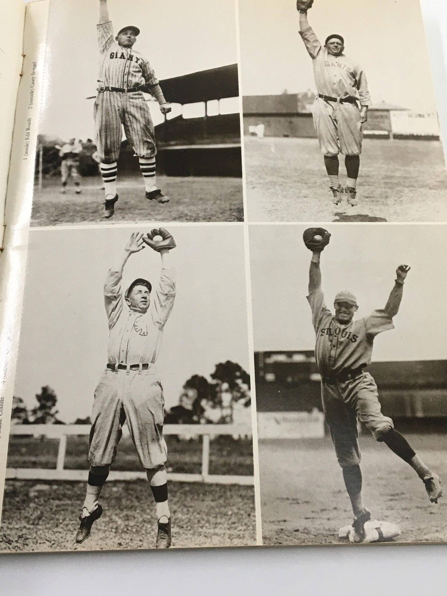 1978 Great Baseball Players of The Past Babe Ruth, Edd Roush, Casey Stengel