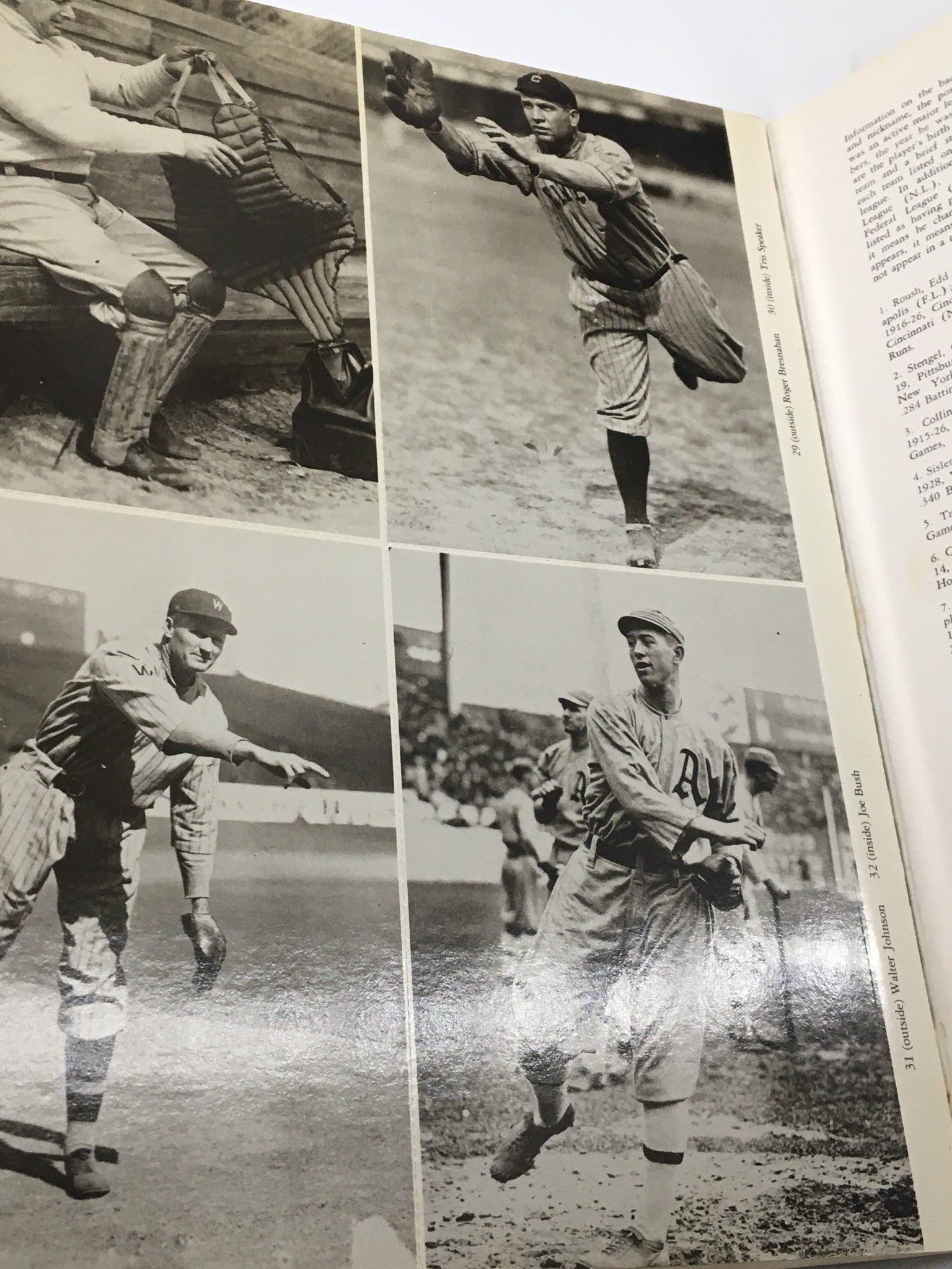 1978 Great Baseball Players of The Past Babe Ruth, Edd Roush, Casey Stengel