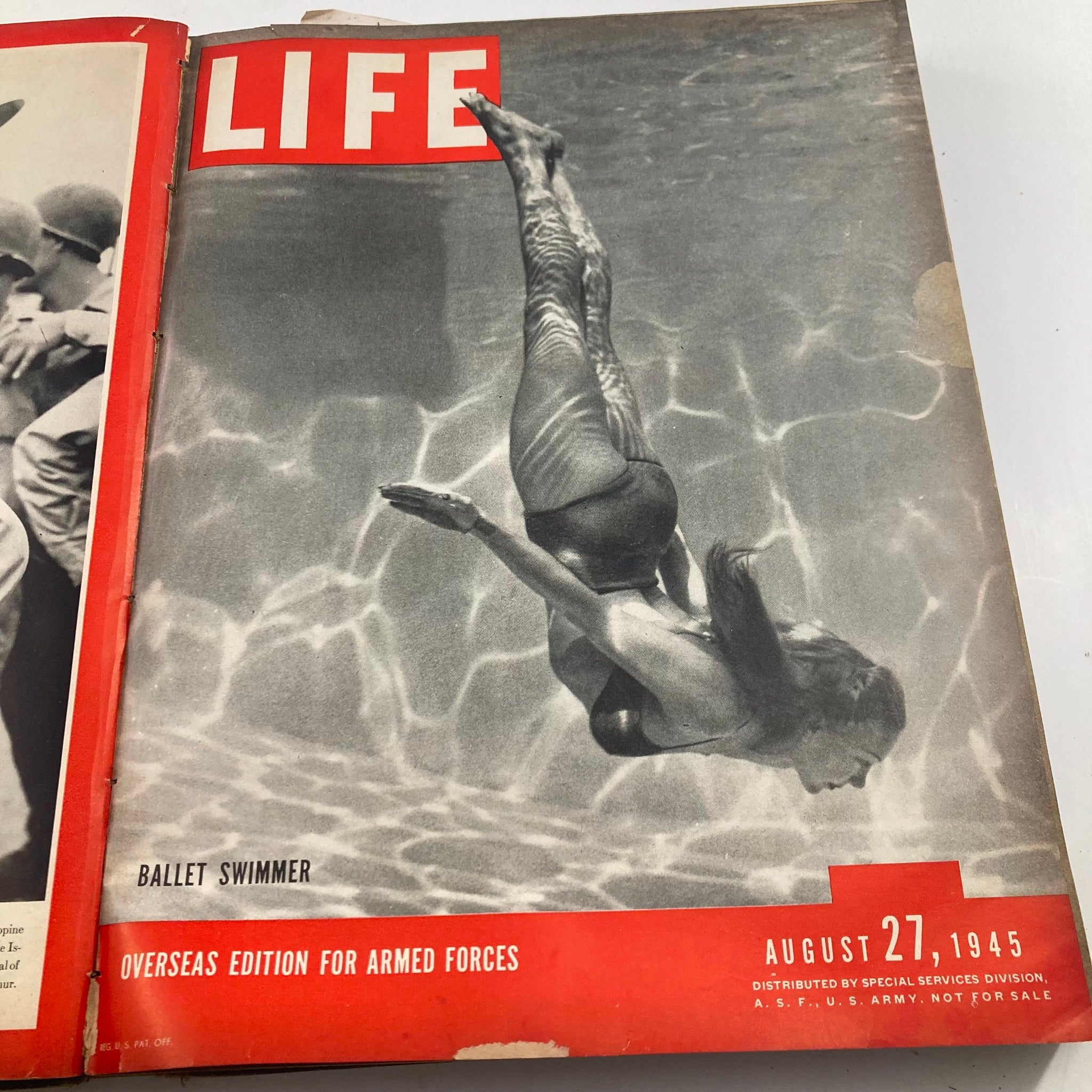 VTG 1945 Bound Life Magazine July - December Weekly Issue