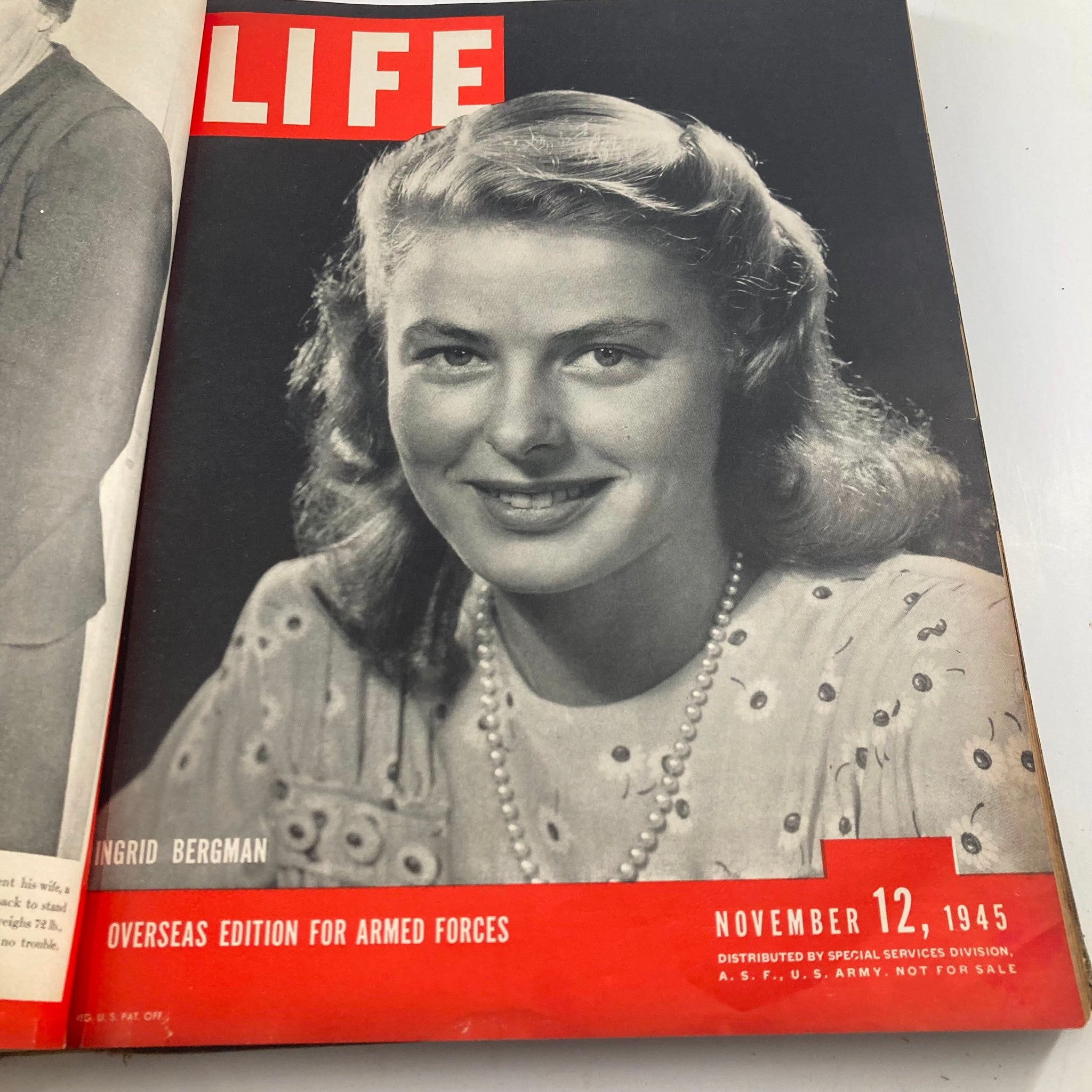 VTG 1945 Bound Life Magazine July - December Weekly Issue