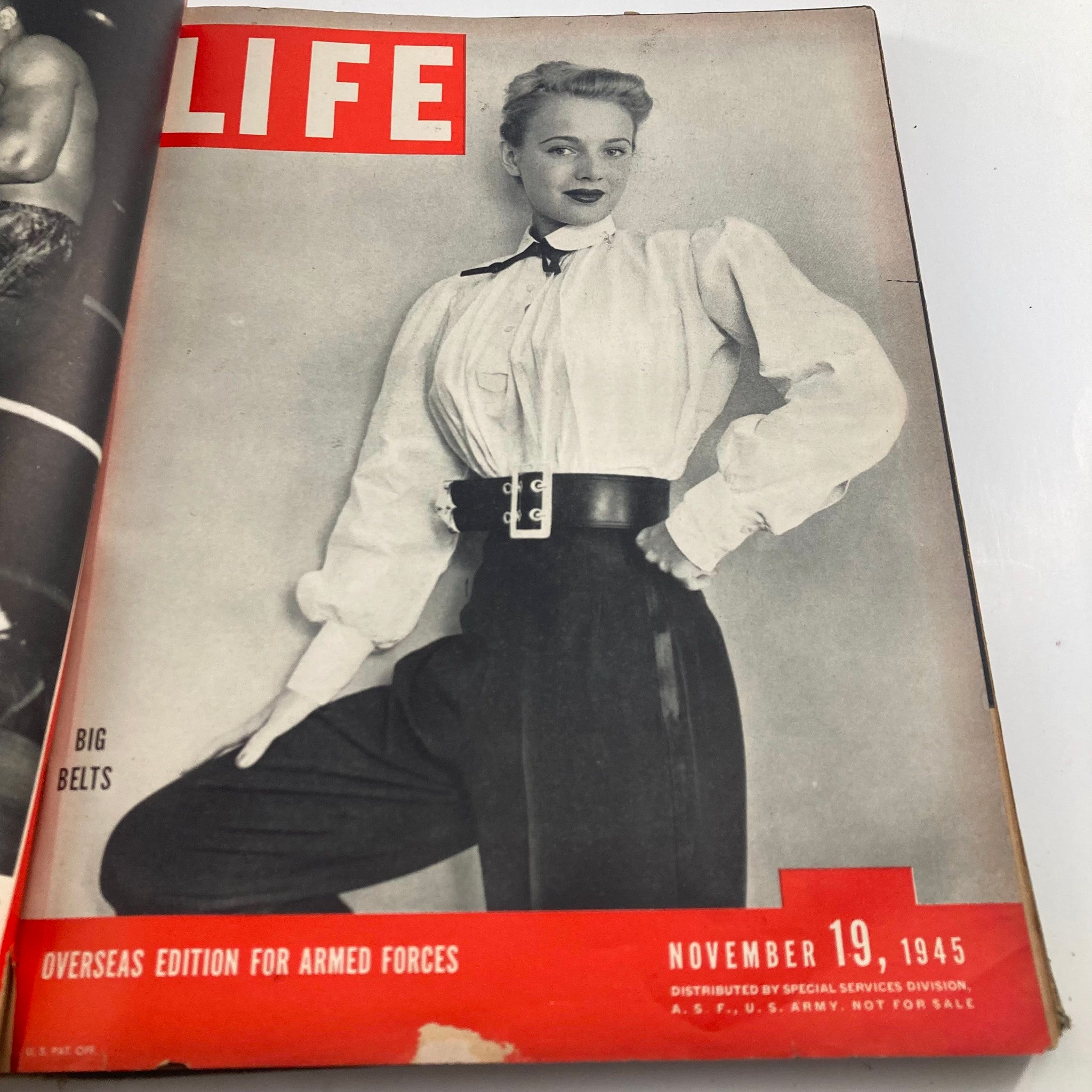 VTG 1945 Bound Life Magazine July - December Weekly Issue