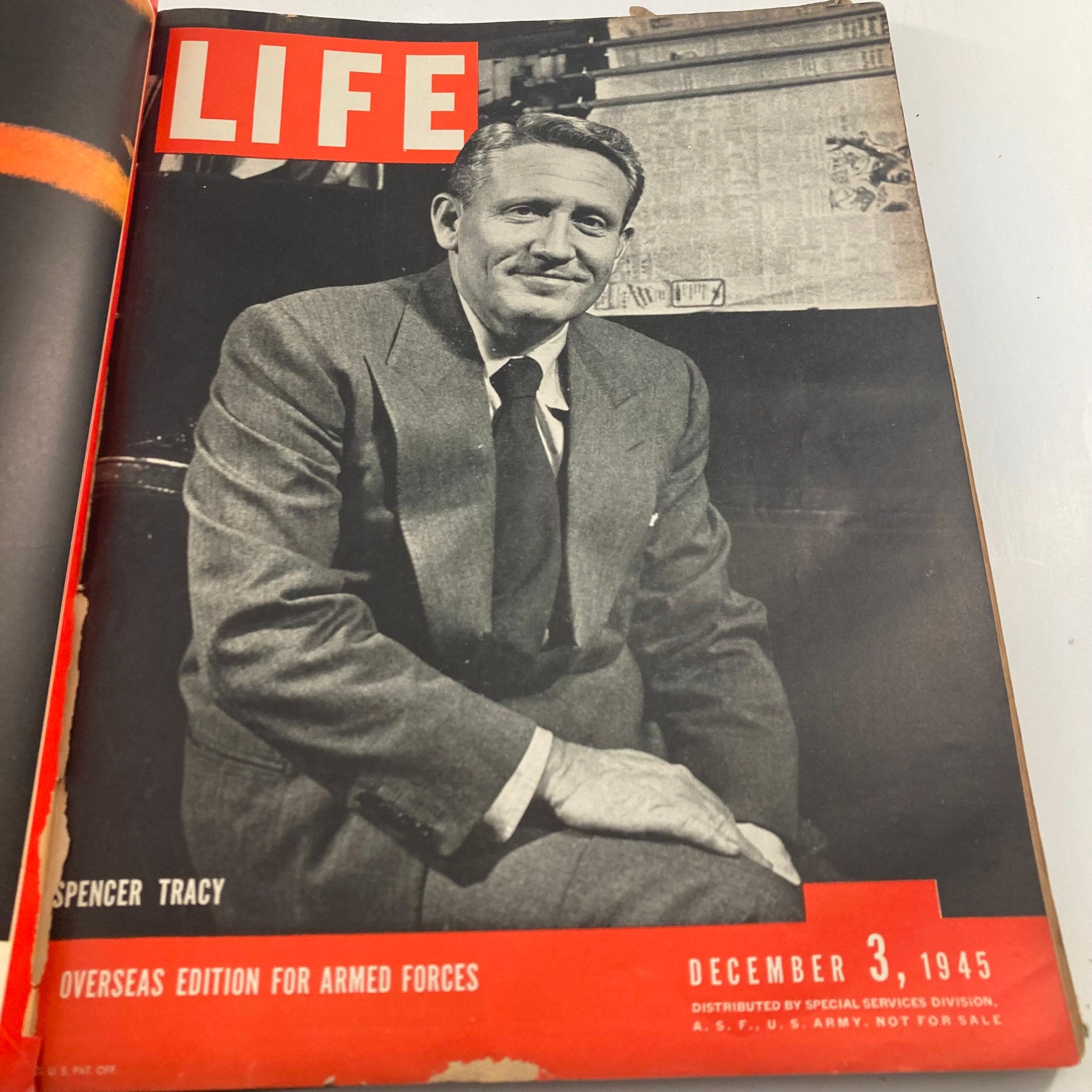 VTG 1945 Bound Life Magazine July - December Weekly Issue