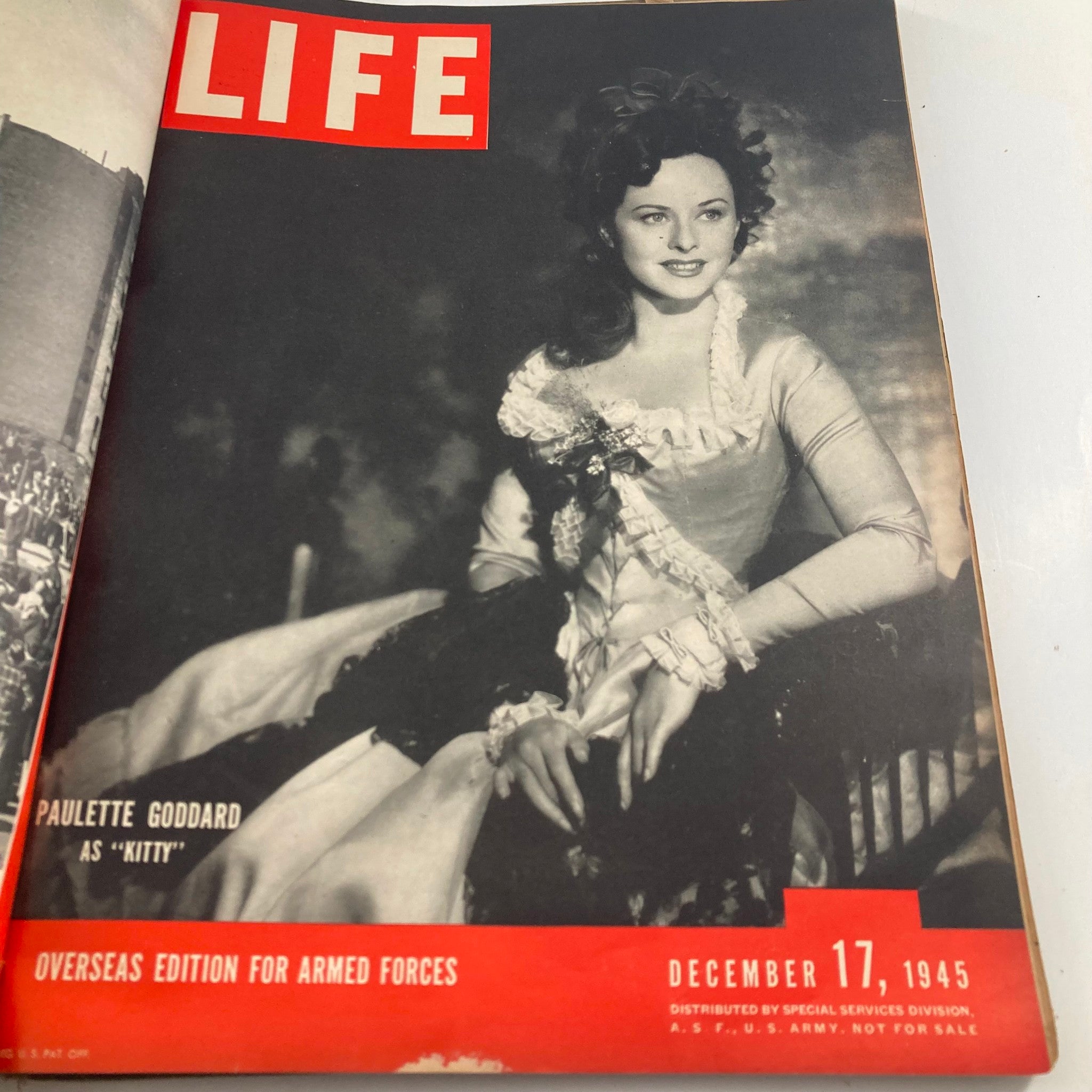 VTG 1945 Bound Life Magazine July - December Weekly Issue