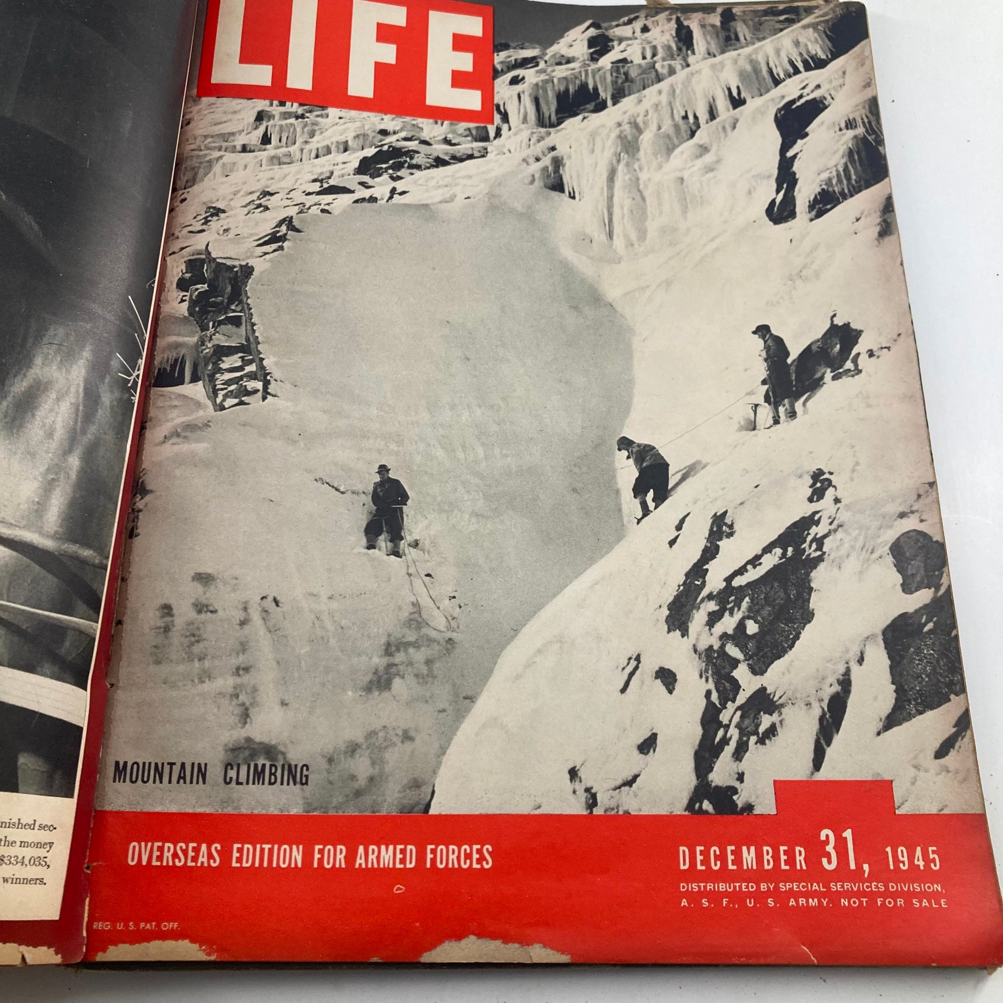 VTG 1945 Bound Life Magazine July - December Weekly Issue