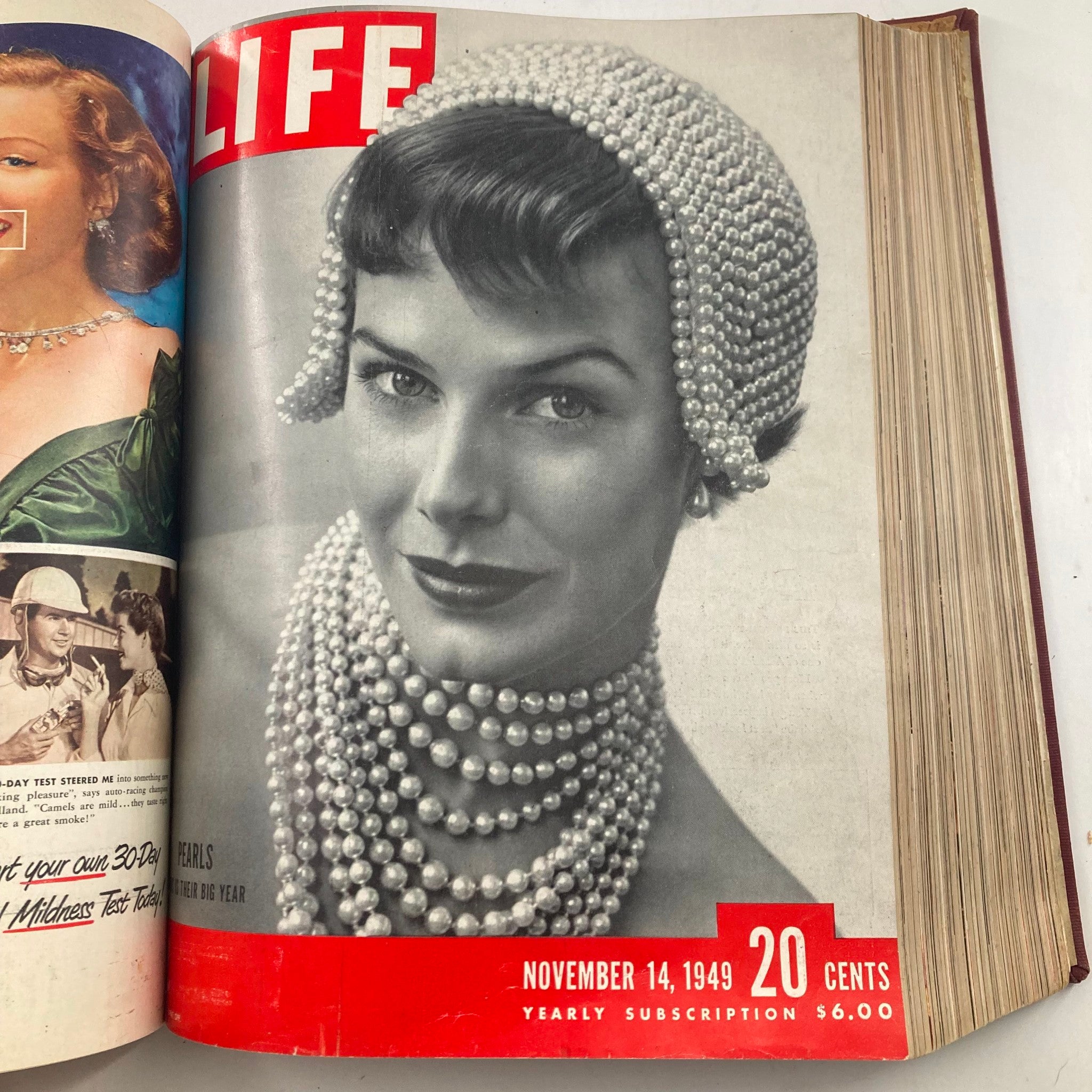 VTG 1949 Bound Life Magazine October - December Weekly Issue