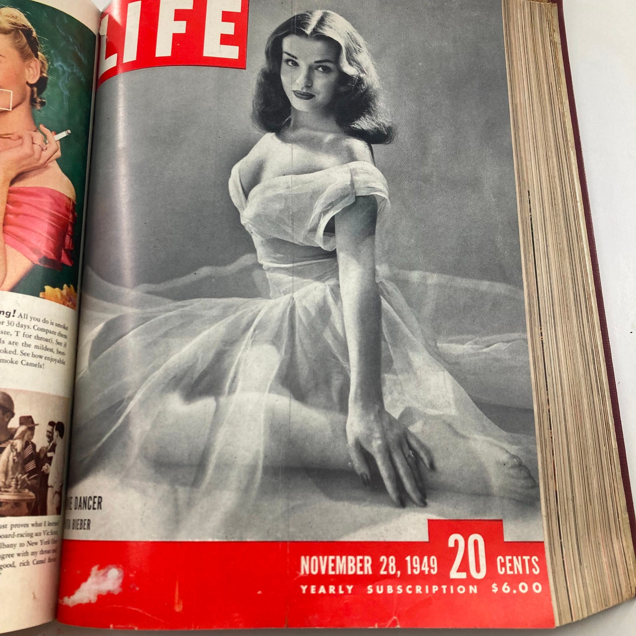 VTG 1949 Bound Life Magazine October - December Weekly Issue