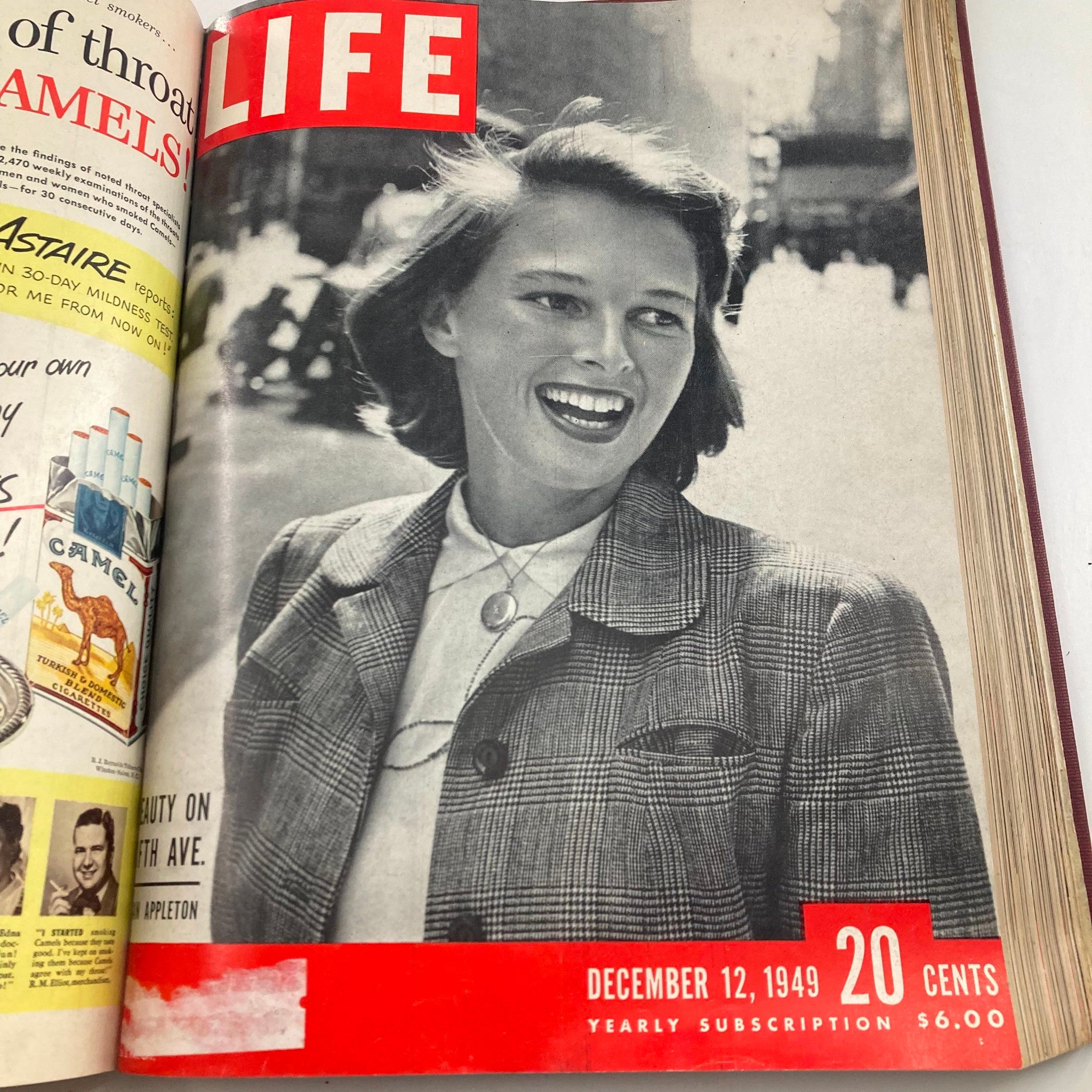 VTG 1949 Bound Life Magazine October - December Weekly Issue