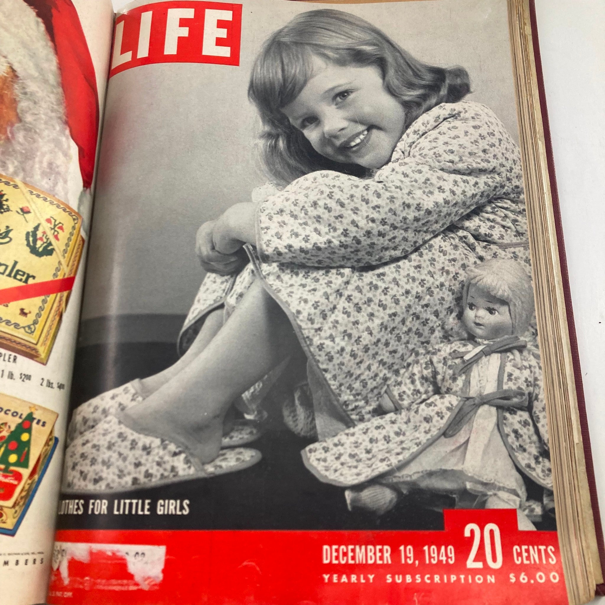 VTG 1949 Bound Life Magazine October - December Weekly Issue