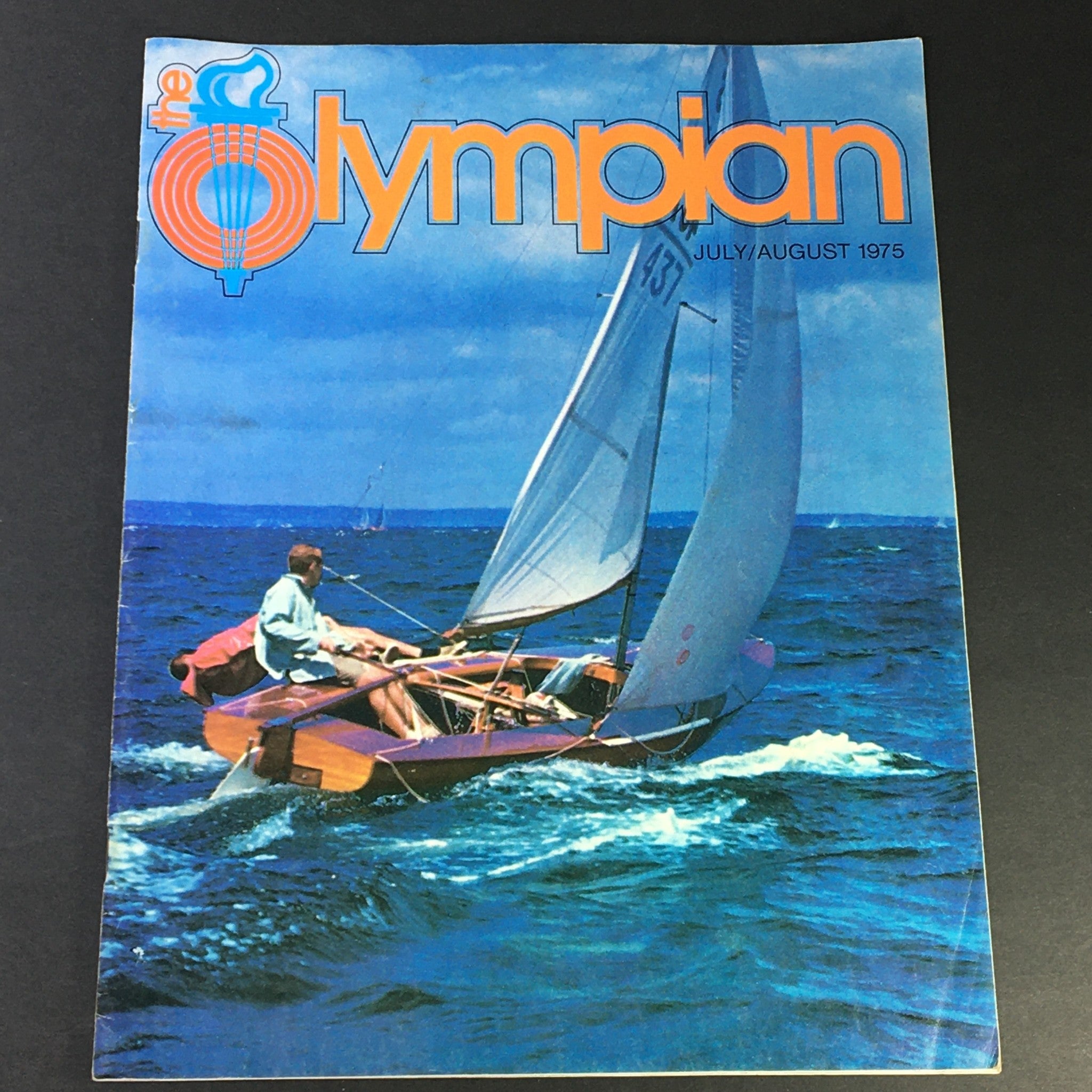 VTG The Olympian Magazine July August 1975 Vol 2 #1 Olympic-Class Boat Newsstand