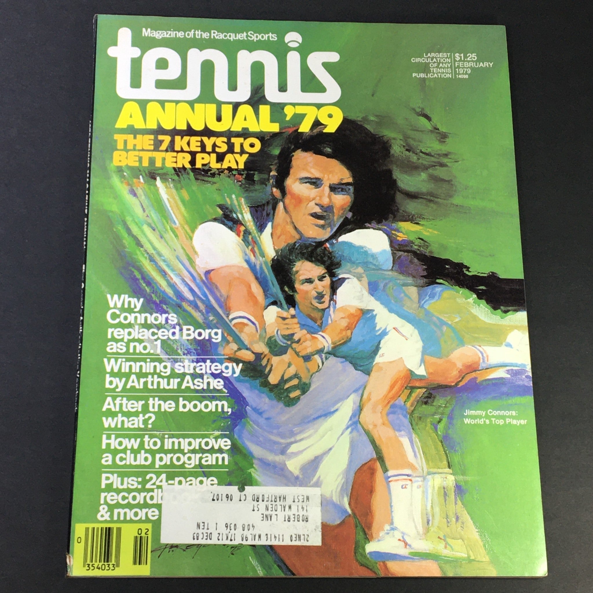 VTG Tennis Magazine February 1979 Vol 14 #10 Jimmy Connors World's Top Player