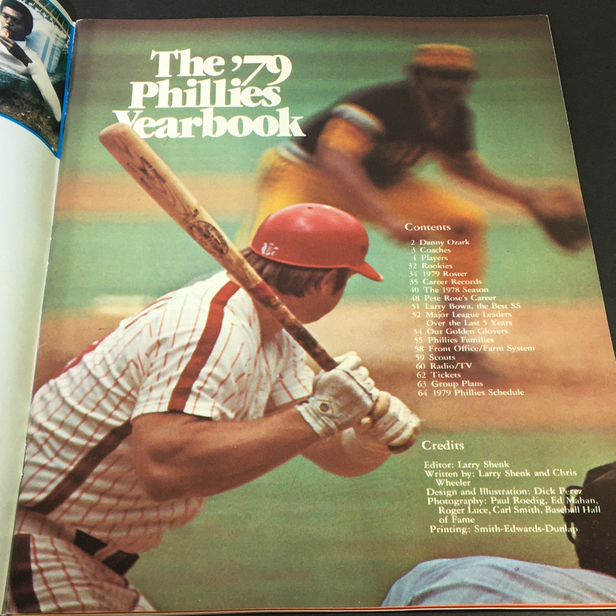 Vintage Official MLB Yearbook 1979 Philadelphia Phillies