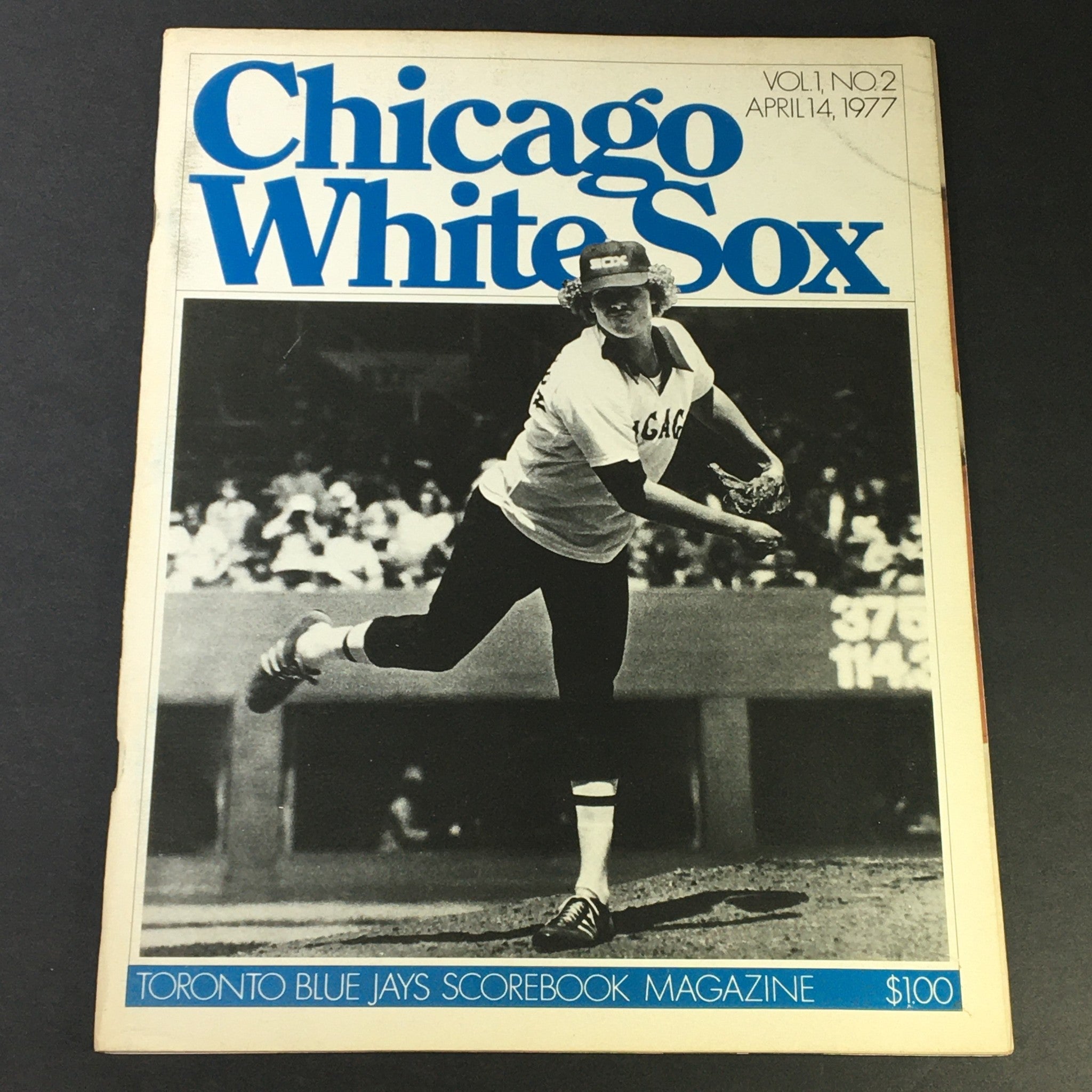 VTG Toronto Blue Jays Scorebook Magazine April 14 1977 Vol 1 2 Chicago White Sox