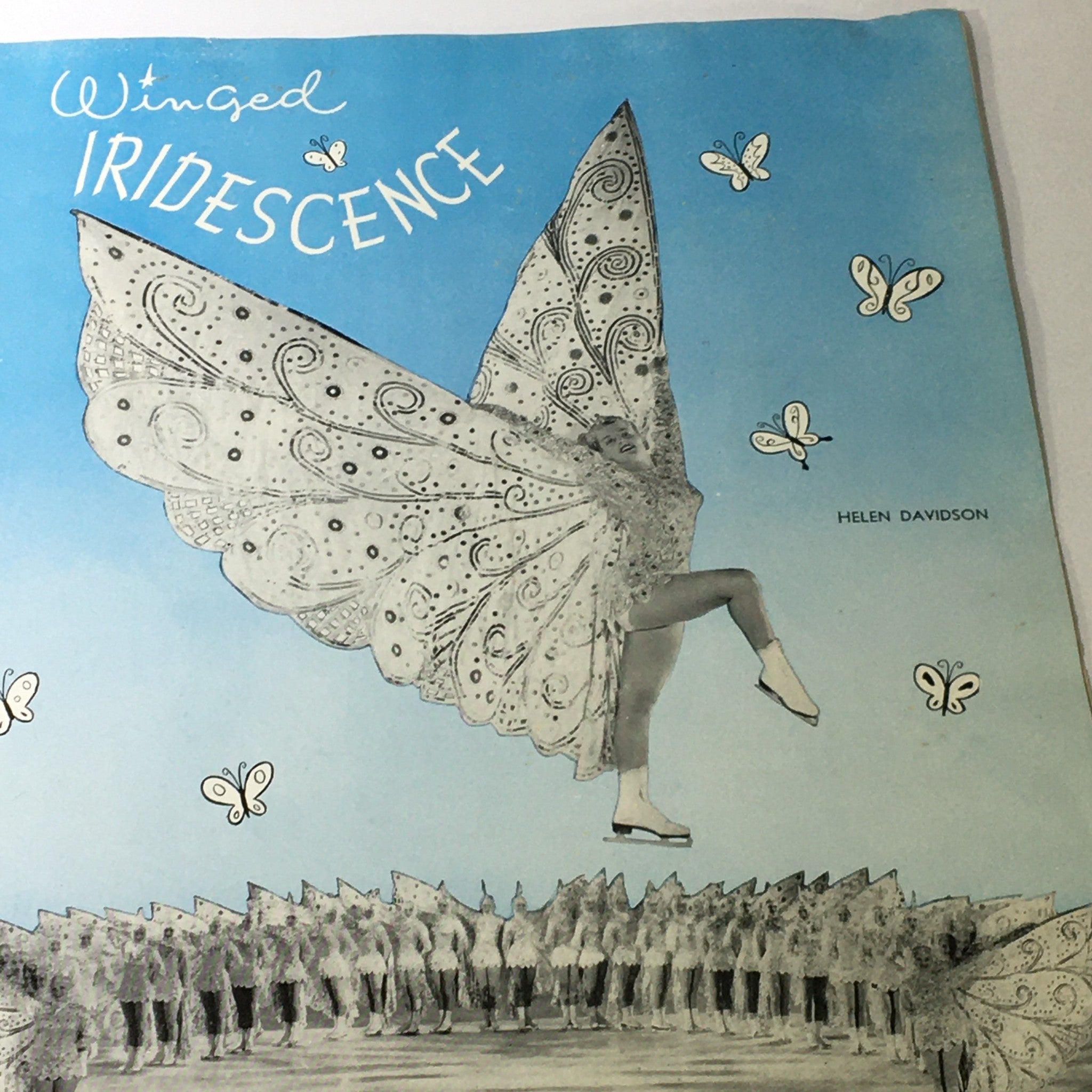 VTG Ice Capades Brochure of 1950 A Walt Disney Production Winged Iridescence