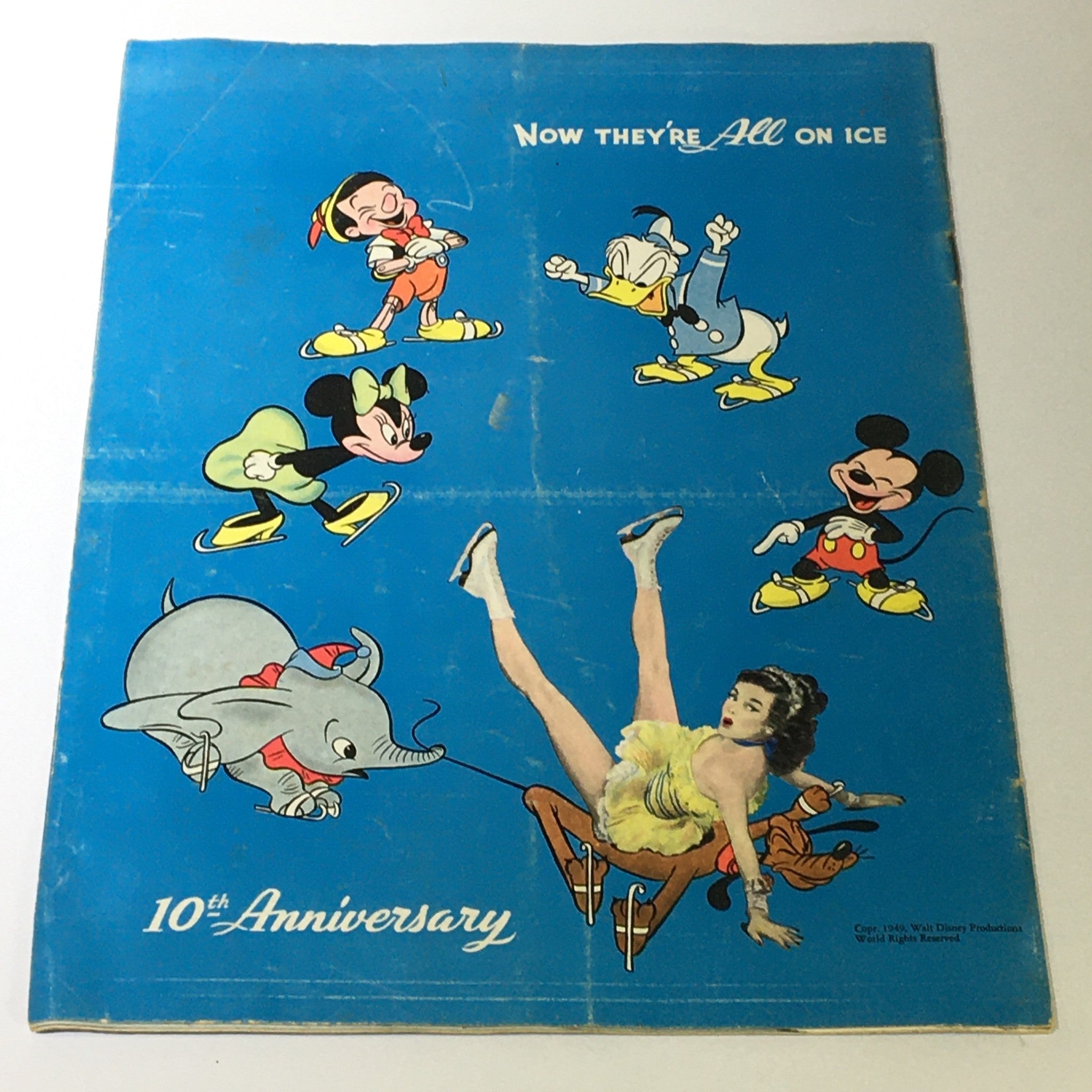 VTG Ice Capades Brochure of 1950 A Walt Disney Production Winged Iridescence