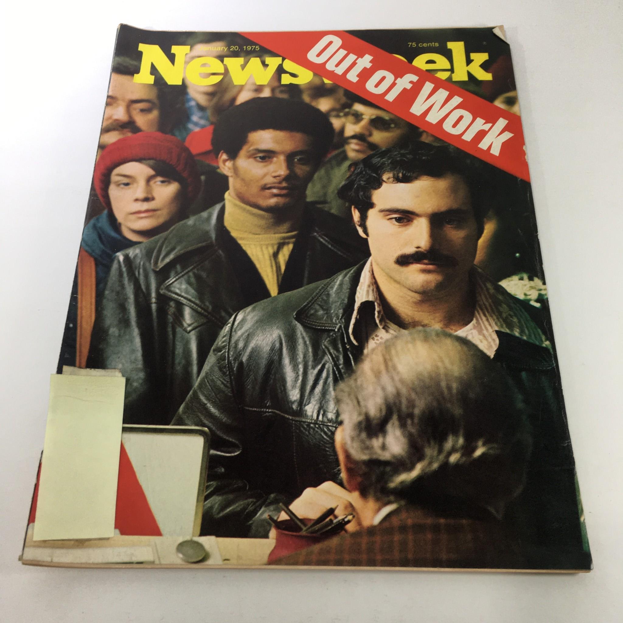 VTG Newsweek Magazine: January 20 1975 - Out Of Work