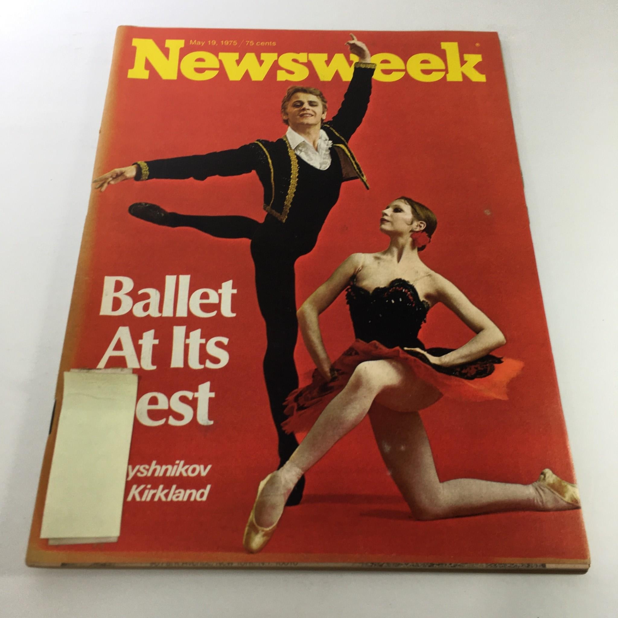 Newsweek Magazine: May 19 1975 - Ballet At Its Best: Baryshnikov & Kirkland