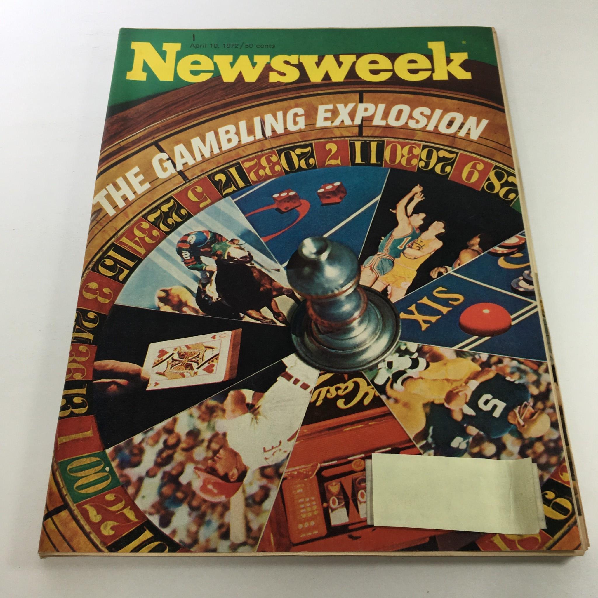 VTG Newsweek Magazine: April 10 1972 - The Gambling Explosion