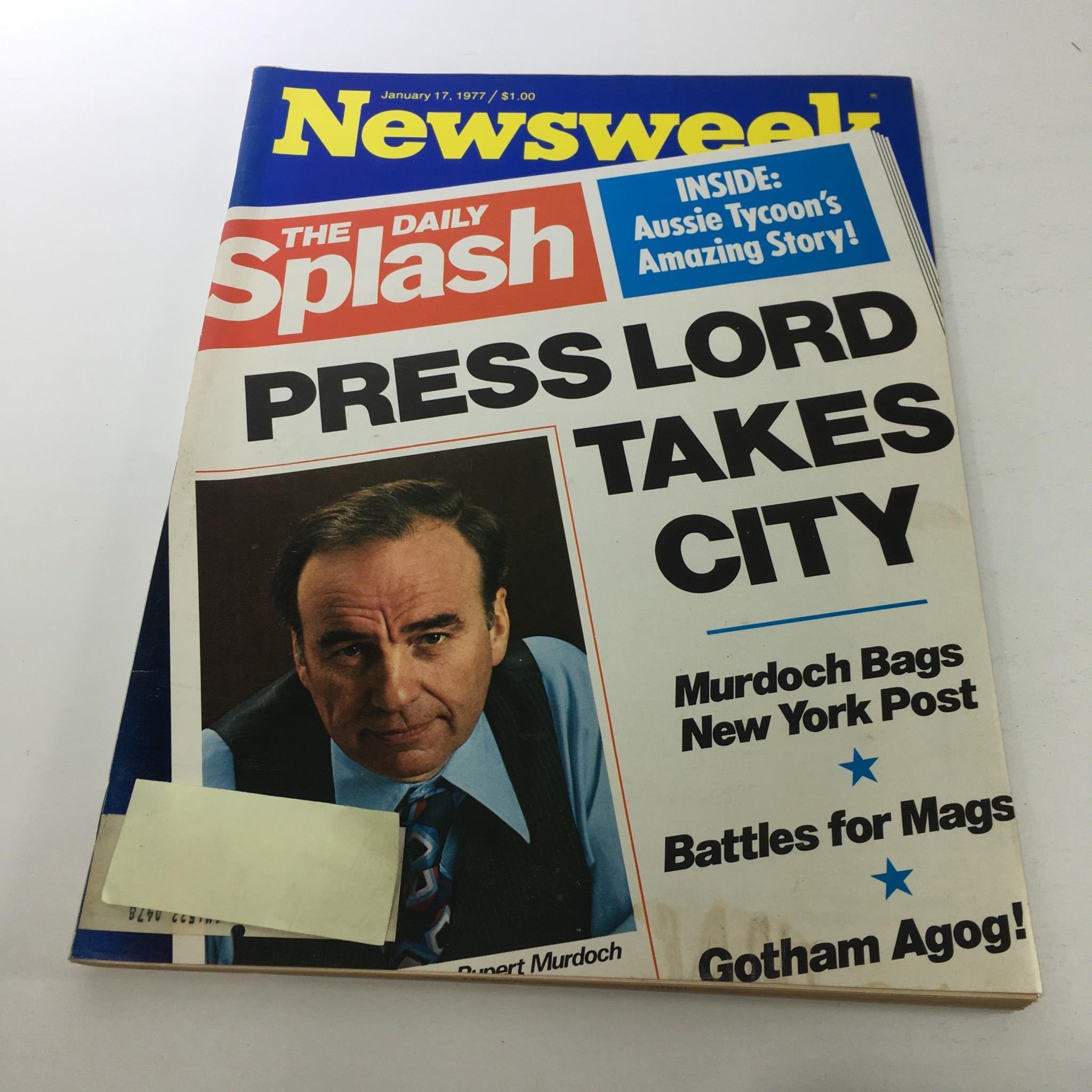 Newsweek Magazine: January 17 1977 - Press Lord Takes City