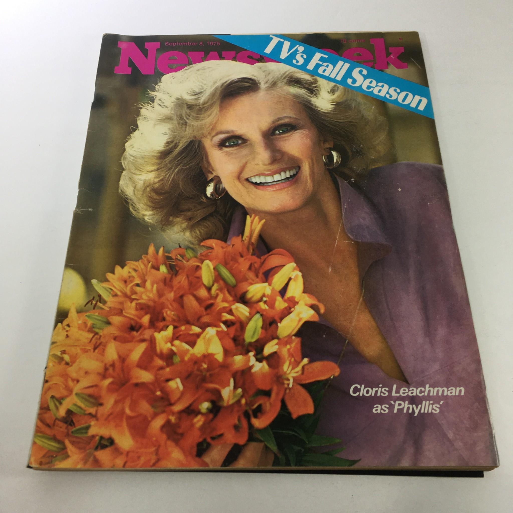 Newsweek Magazine: September 8 1975 - TV's Fall Season & Cloris Leachman