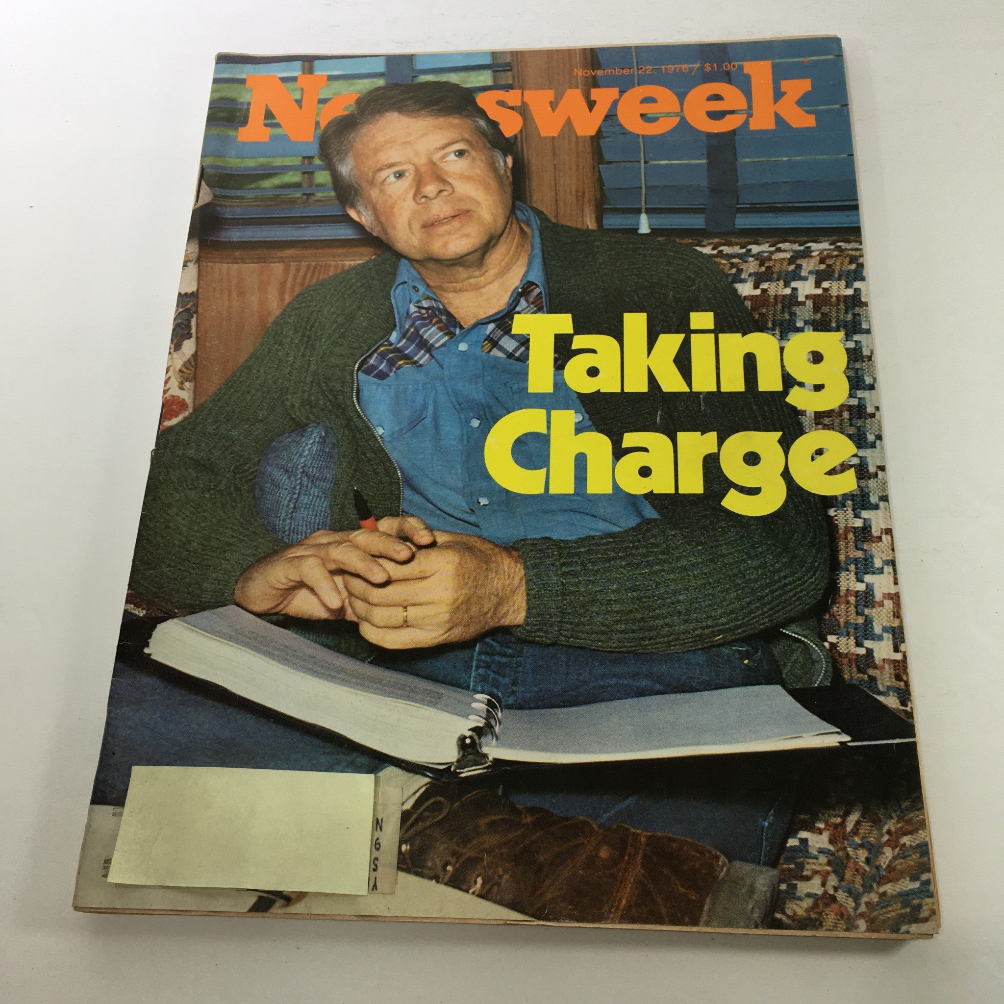 Newsweek Magazine: November 22 1976 - Taking Charge: Jimmy Carter