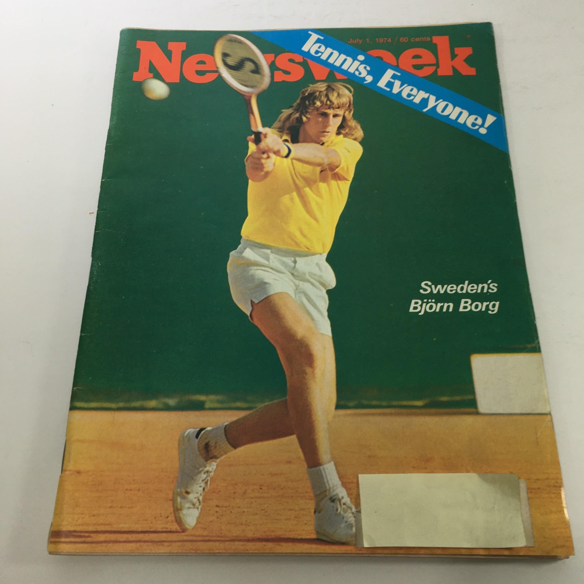 Newsweek Magazine: July 1 1974 - Tennis Everyone! Björn Borg on Cover