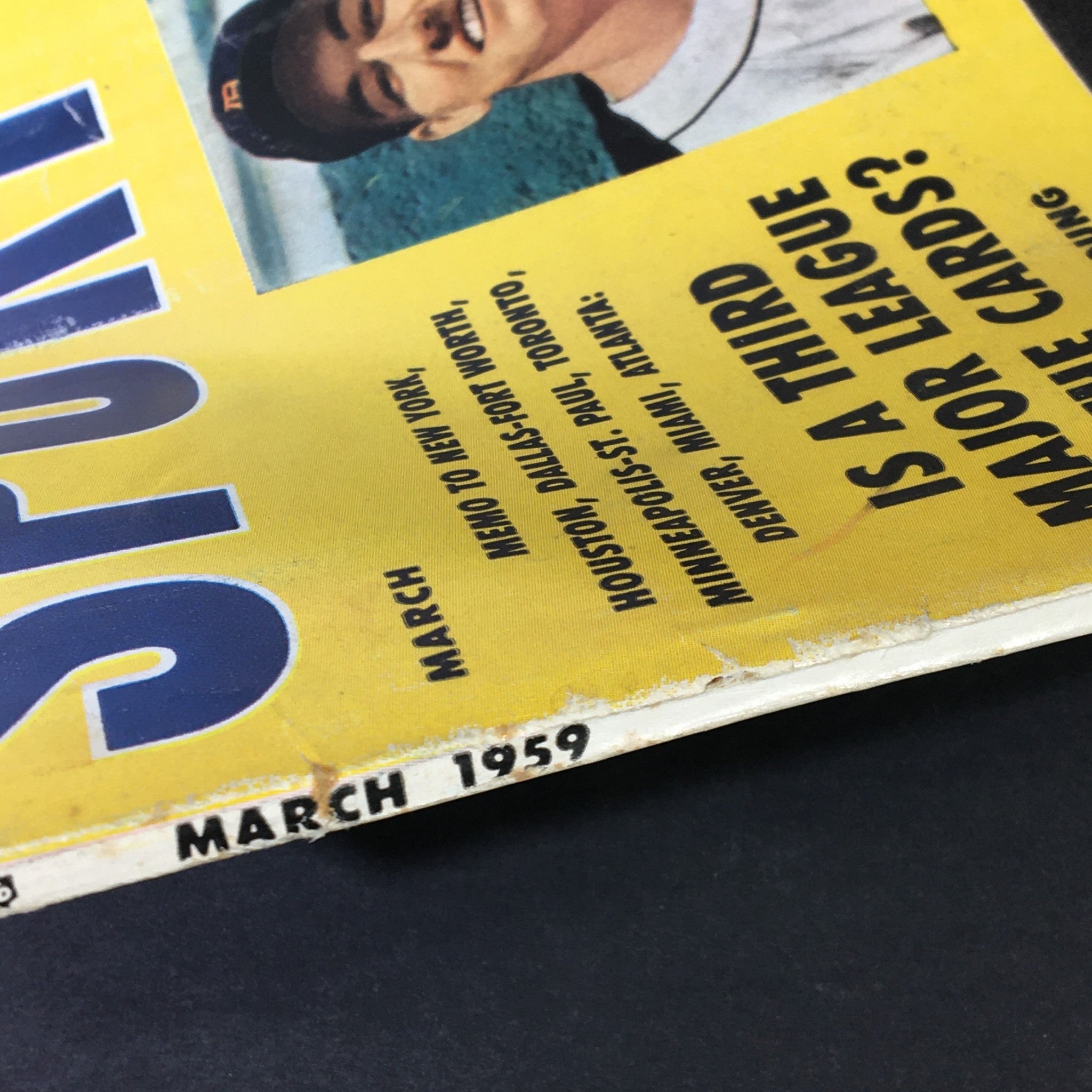 VTG Sport Magazine March 1959 Al Kaline, Oscar Robertson, Ron Delany, Newsstand