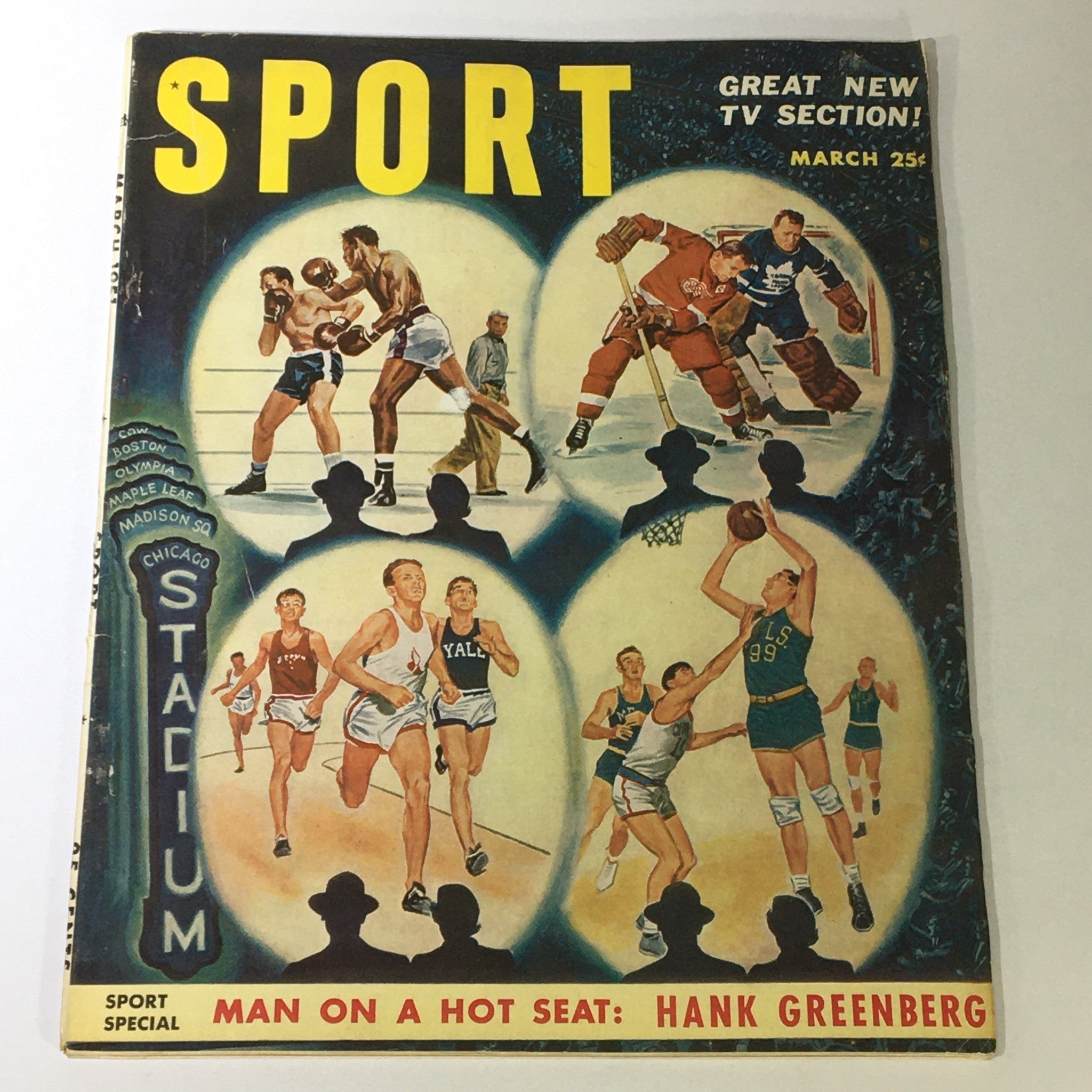 VTG Sport Magazine March 1951 Hank Greenberg, Gene Melchiorre, Newsstand