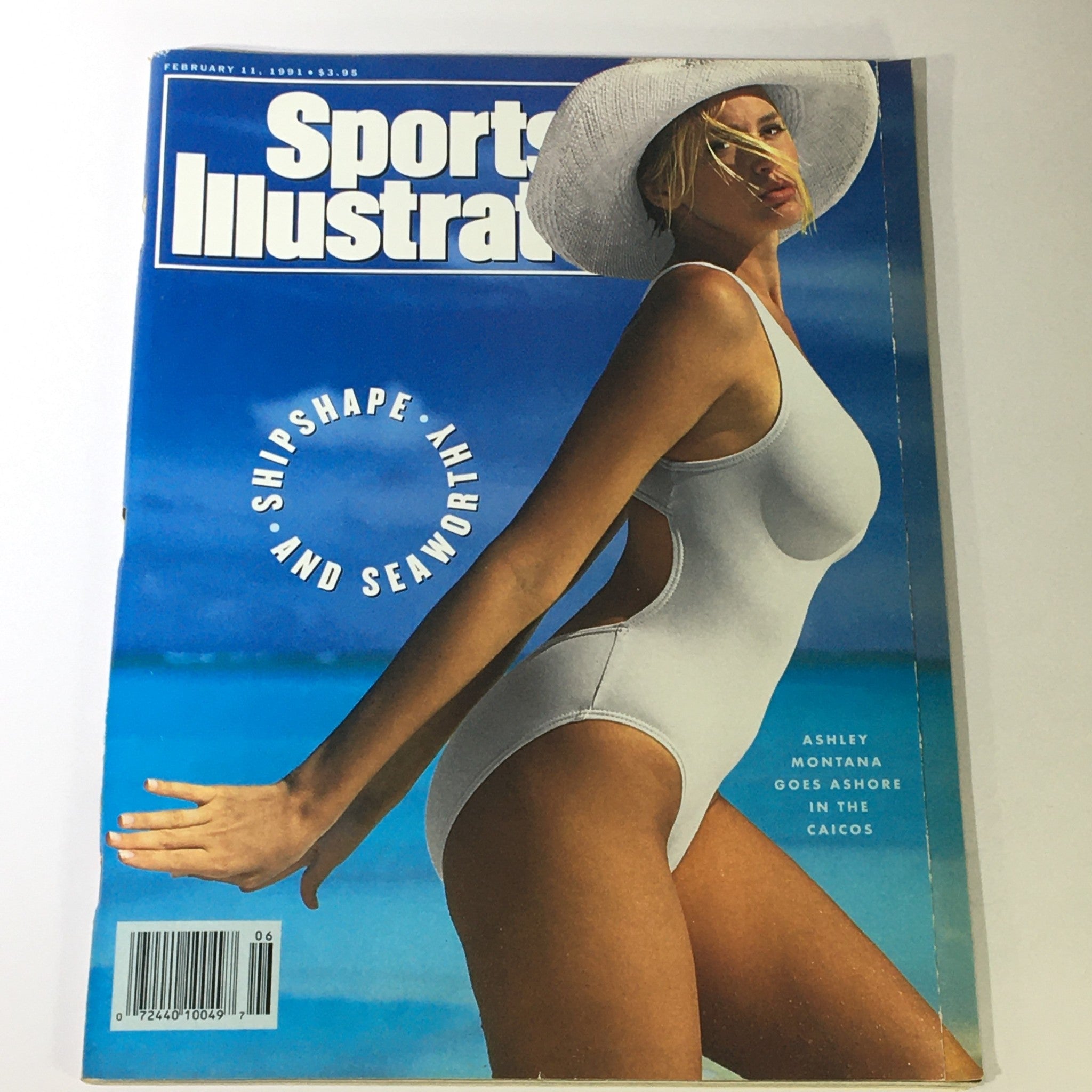 Sports Illustrated Magazine February 11 1991 Model Ashley Montana, Newsstand