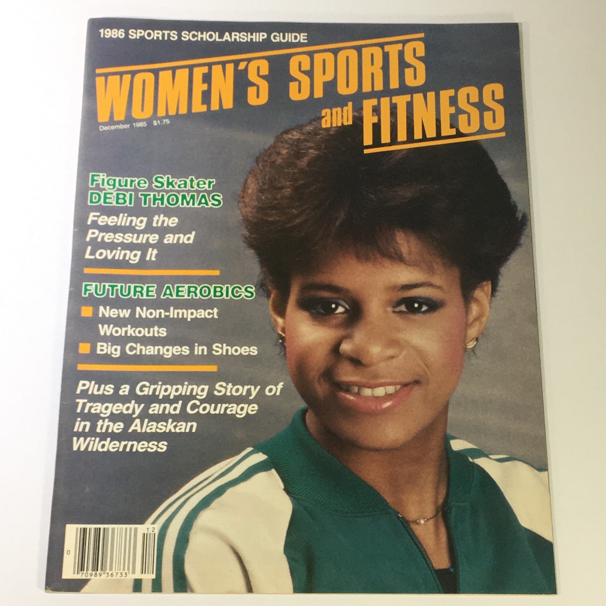 VTG Women's Sports & Fitness Magazine December 1985 Debi Thomas, Newsstand