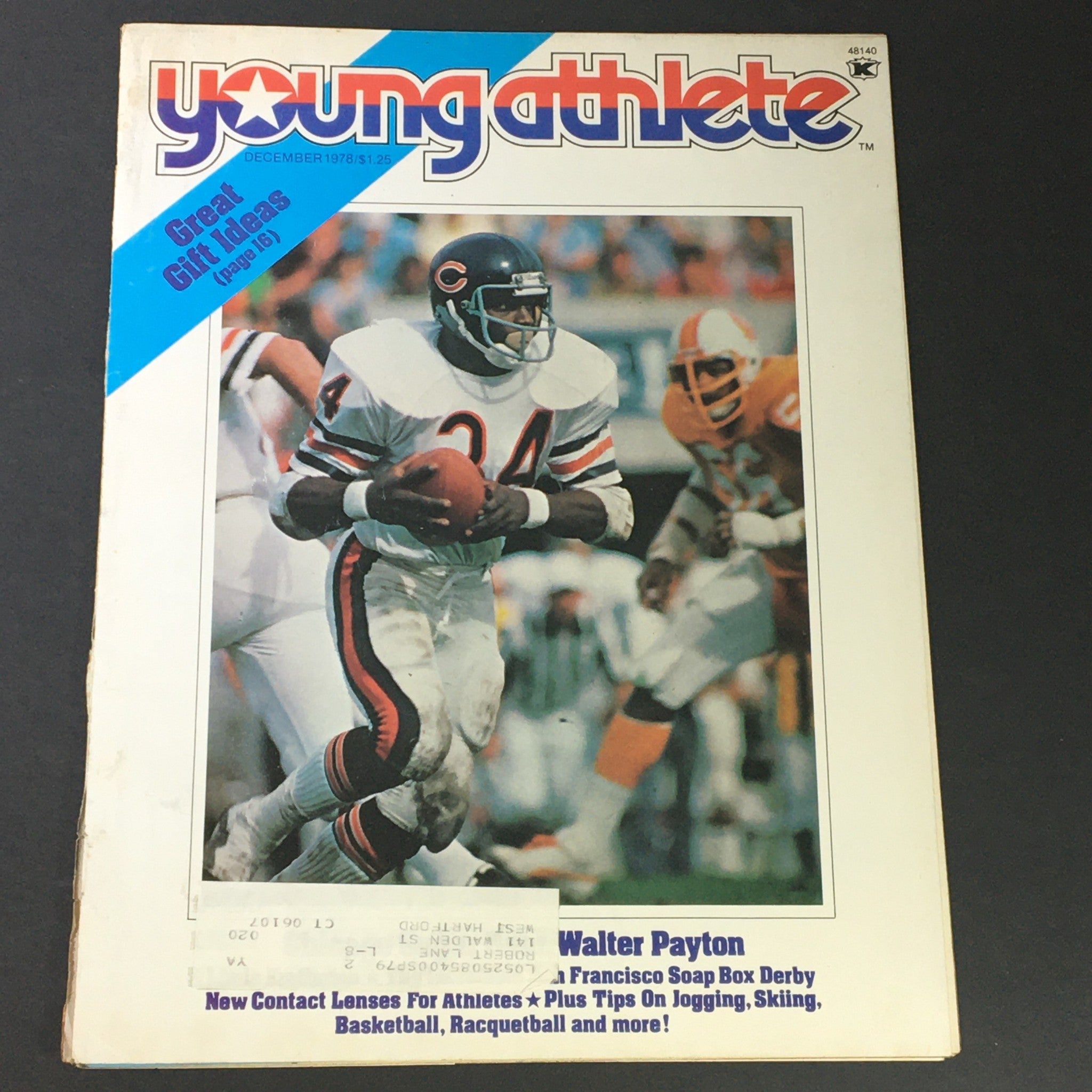 VTG Young Athlete Magazine December 1978 Walter Payton, Linda Fratianne