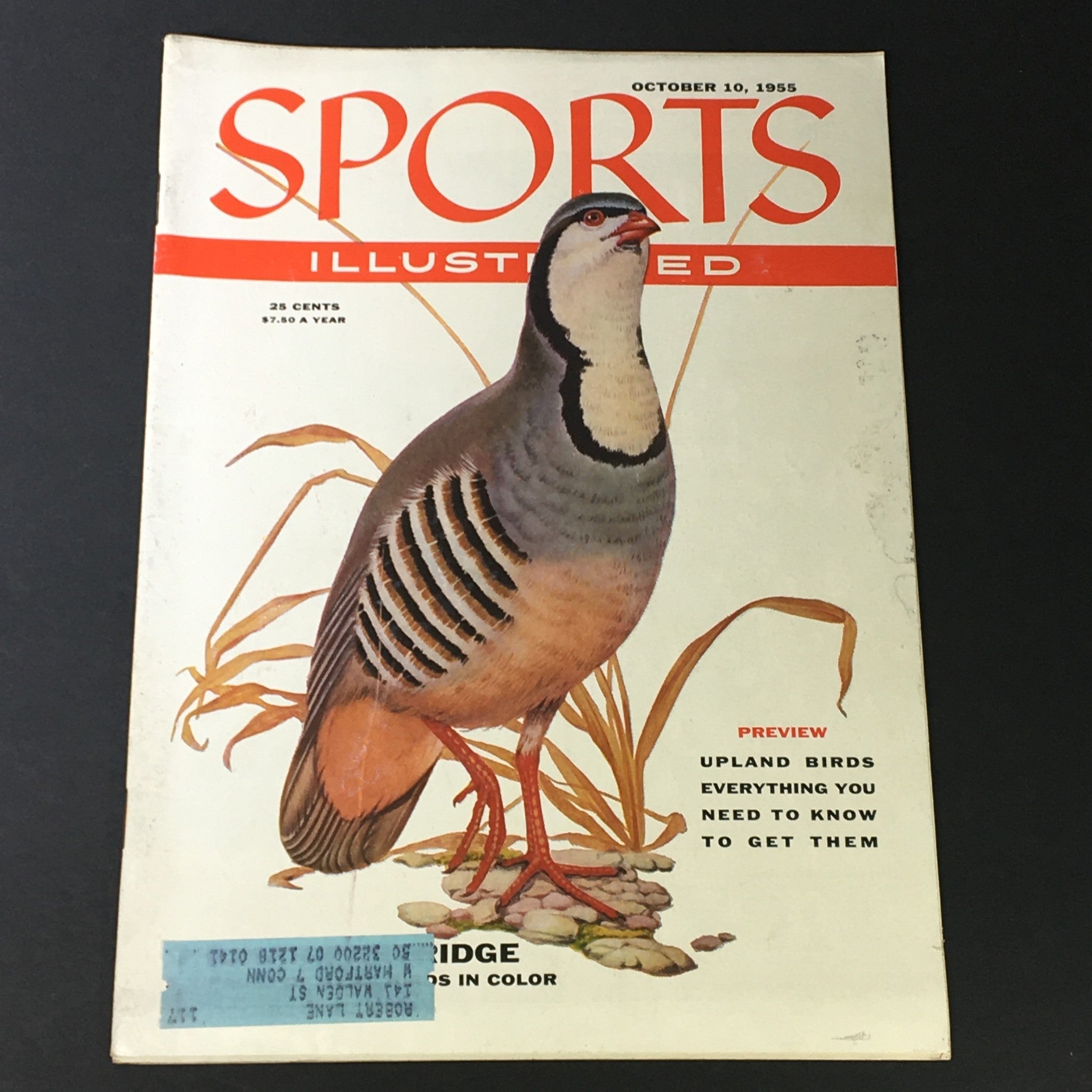 VTG Sports Illustrated Magazine October 10 1955 Preview of The Upland Birds