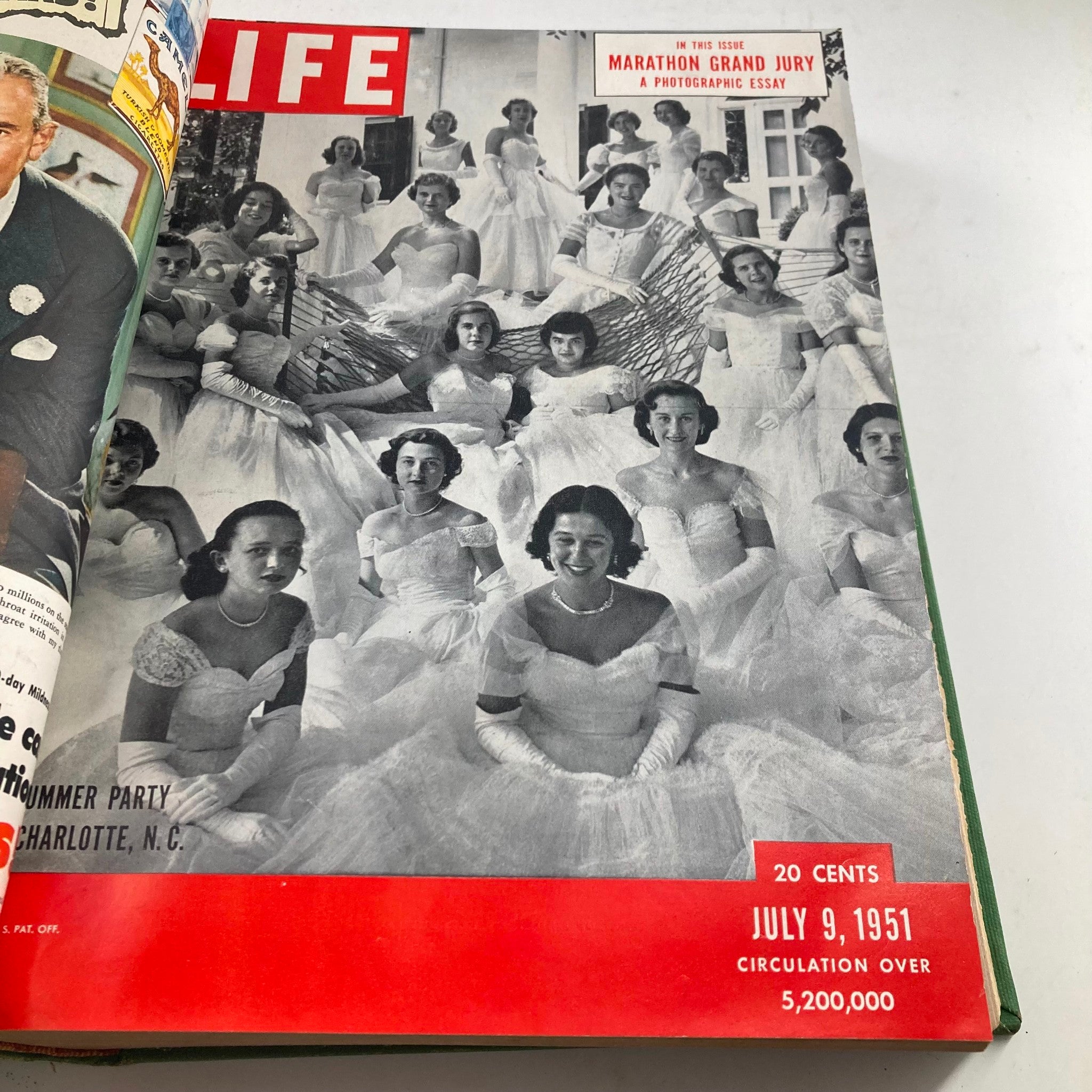 VTG 1951 Bound Life Magazine July - September Complete Weekly Issue