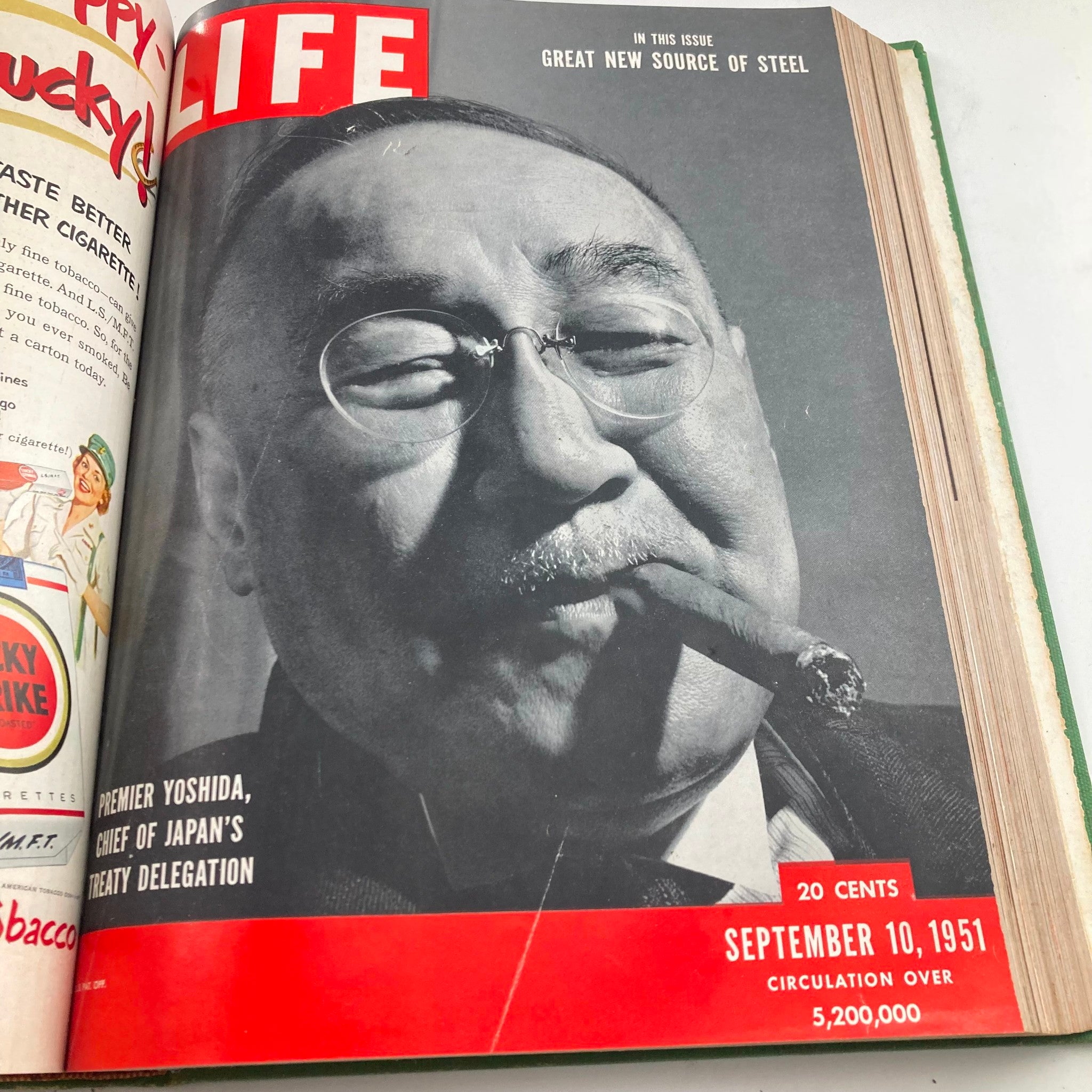 VTG 1951 Bound Life Magazine July - September Complete Weekly Issue