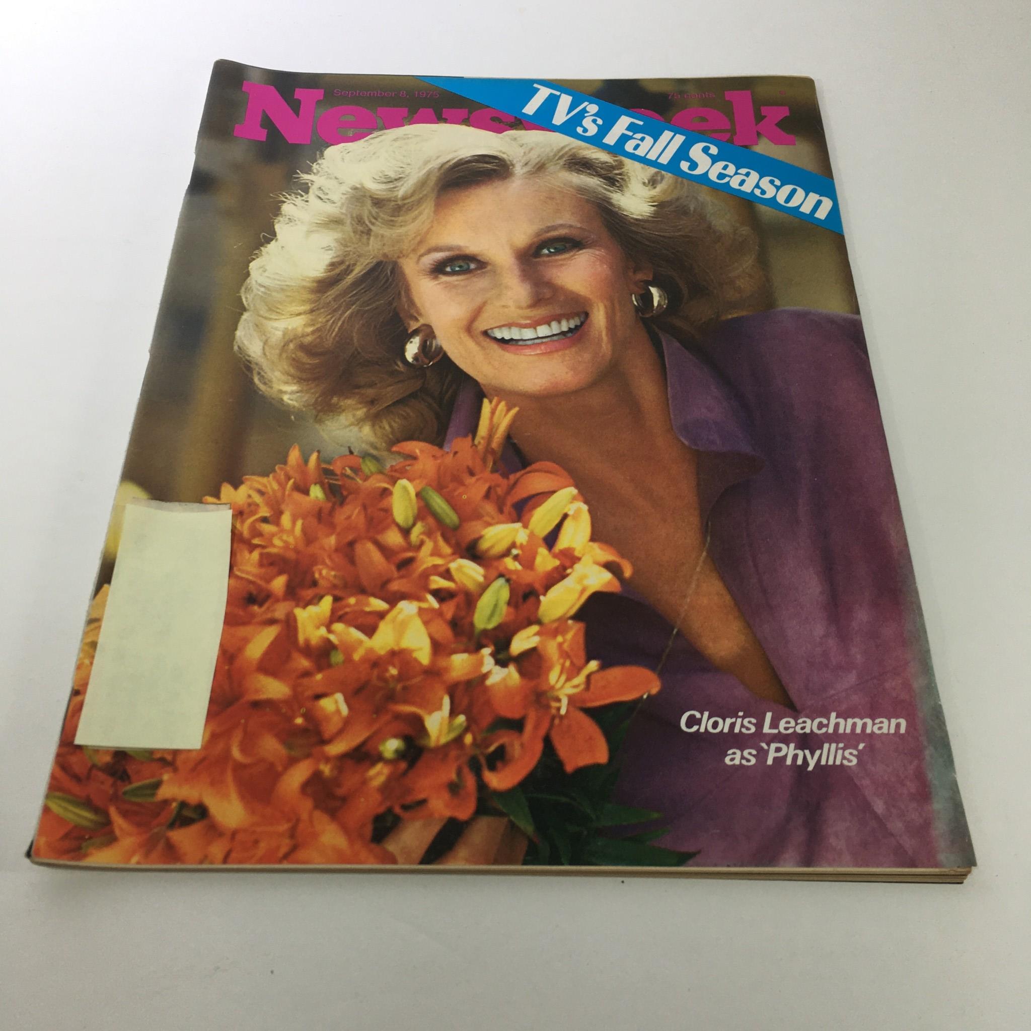 VTG Newsweek Magazine: September 8 1975 Cloris Leachman as 'Phyllis'