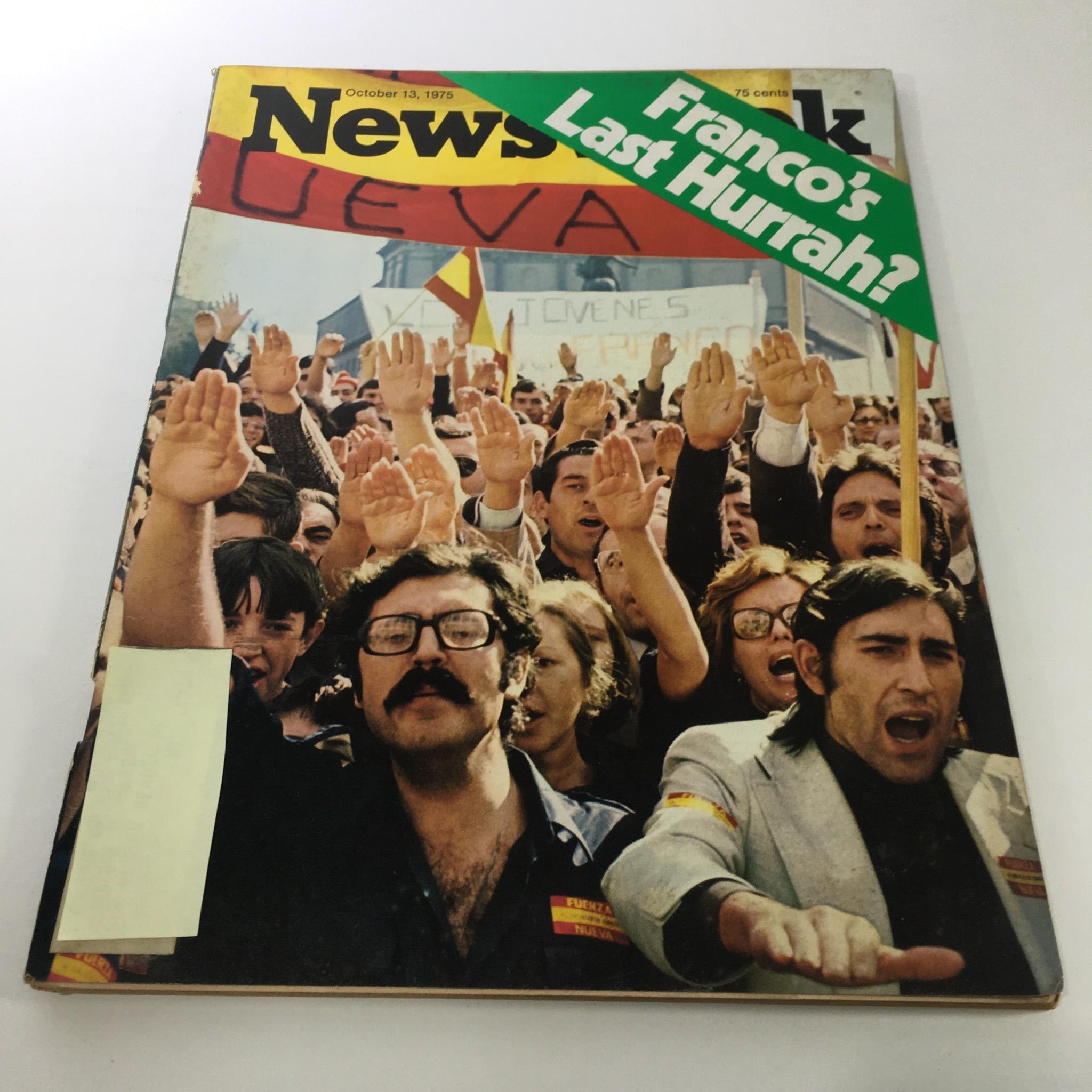 VTG Newsweek Magazine: October 13 1975 - Francisco Franco's Last Hurrah?