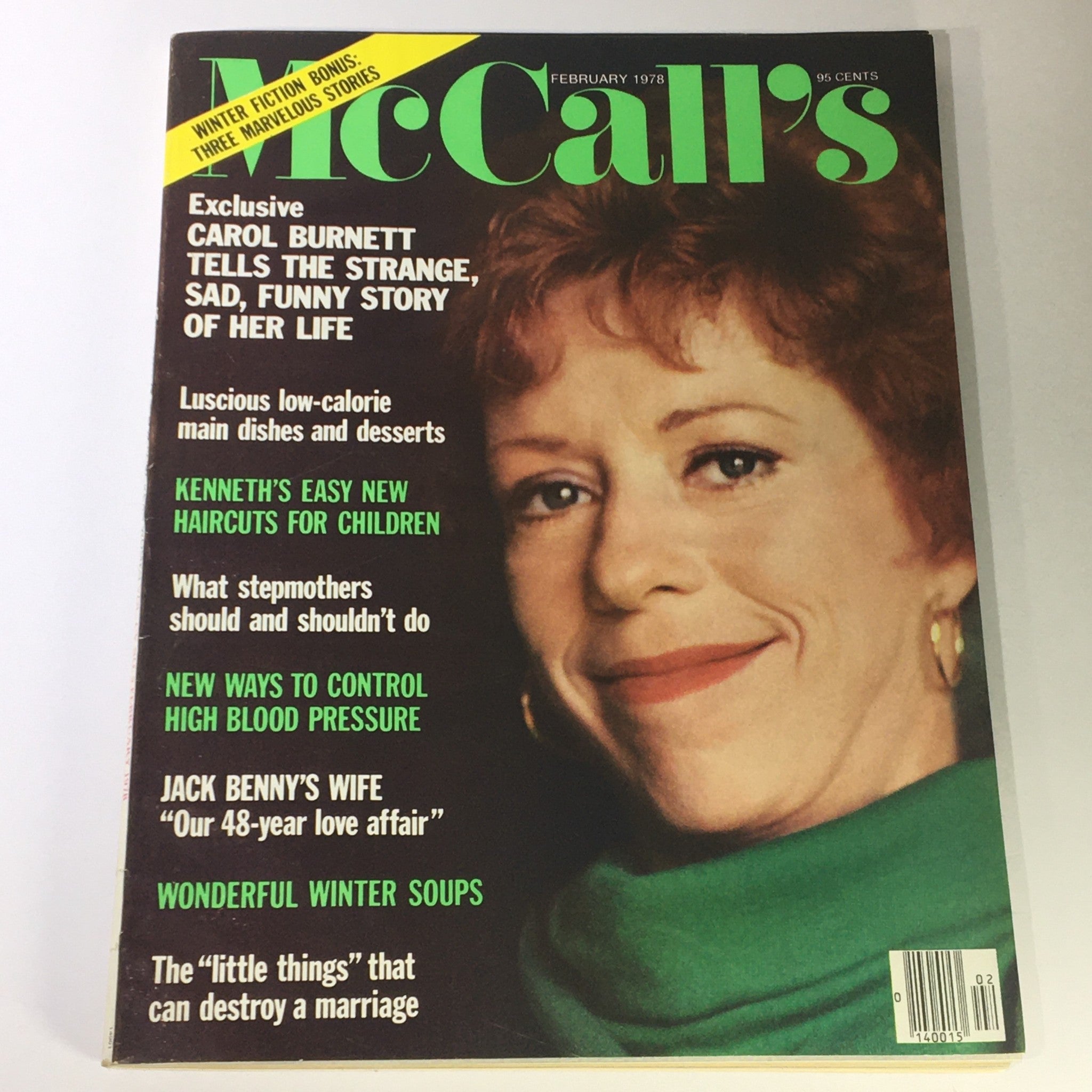 VTG McCall's Magazine February 1978 Carol Burnett, Mary Livingstone, Newsstand