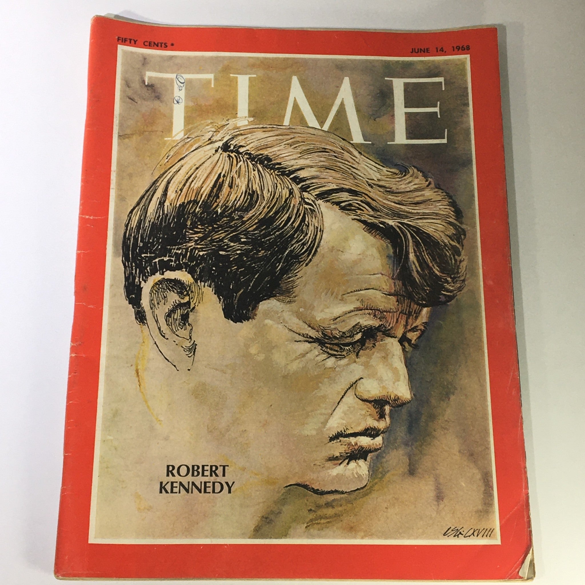 VTG Time Magazine June 14 1968 Attorney General Robert F. Kennedy, Newsstand