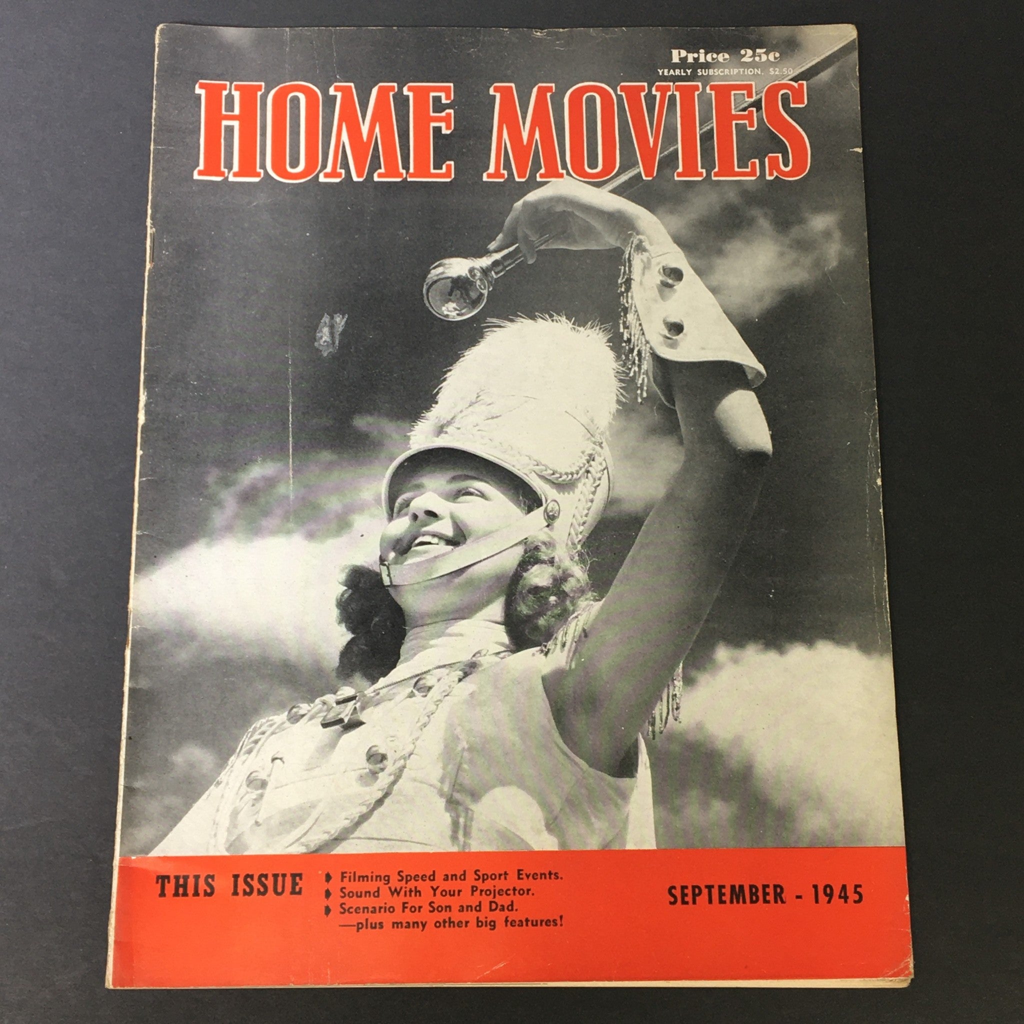 VTG Home Movies Magazine September 1945 Filming Sport & Sport Events, Newsstand