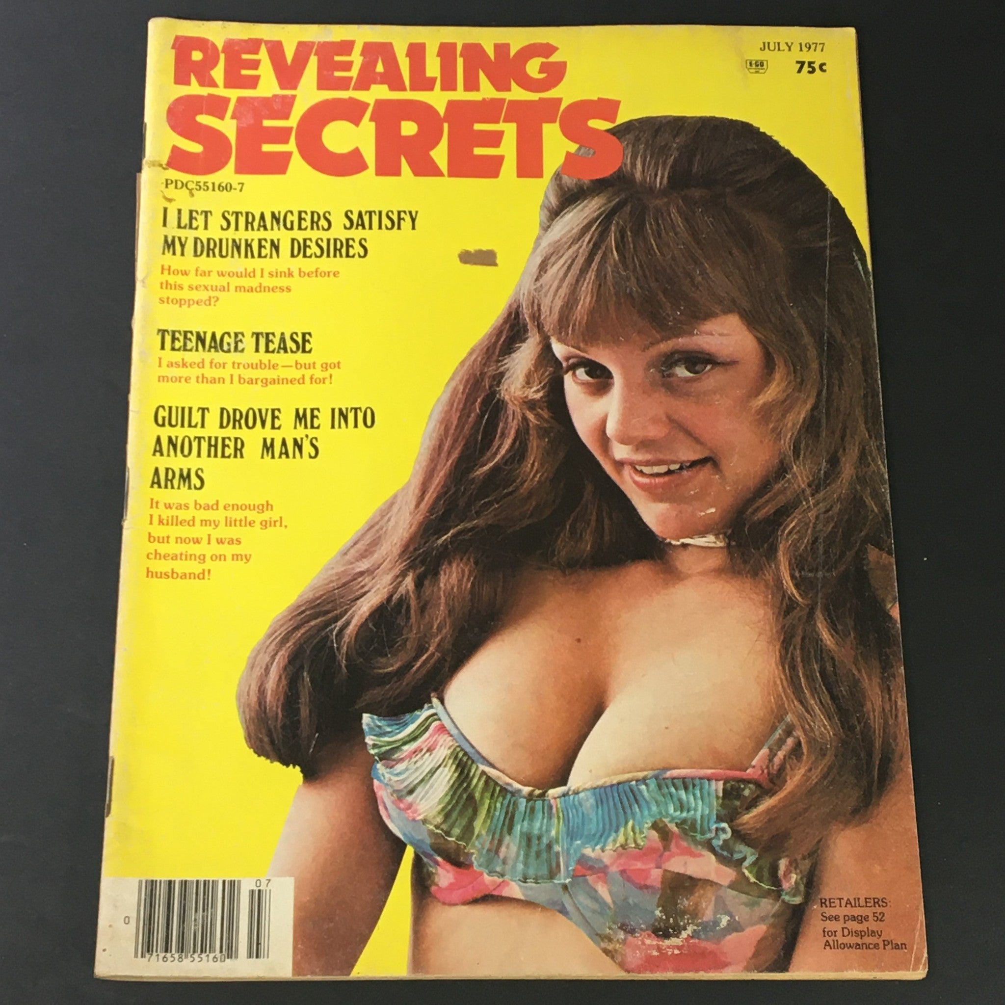 VTG Revealing Secrets Magazine July 1977 Revealing Beauty Secrets, Newsstand