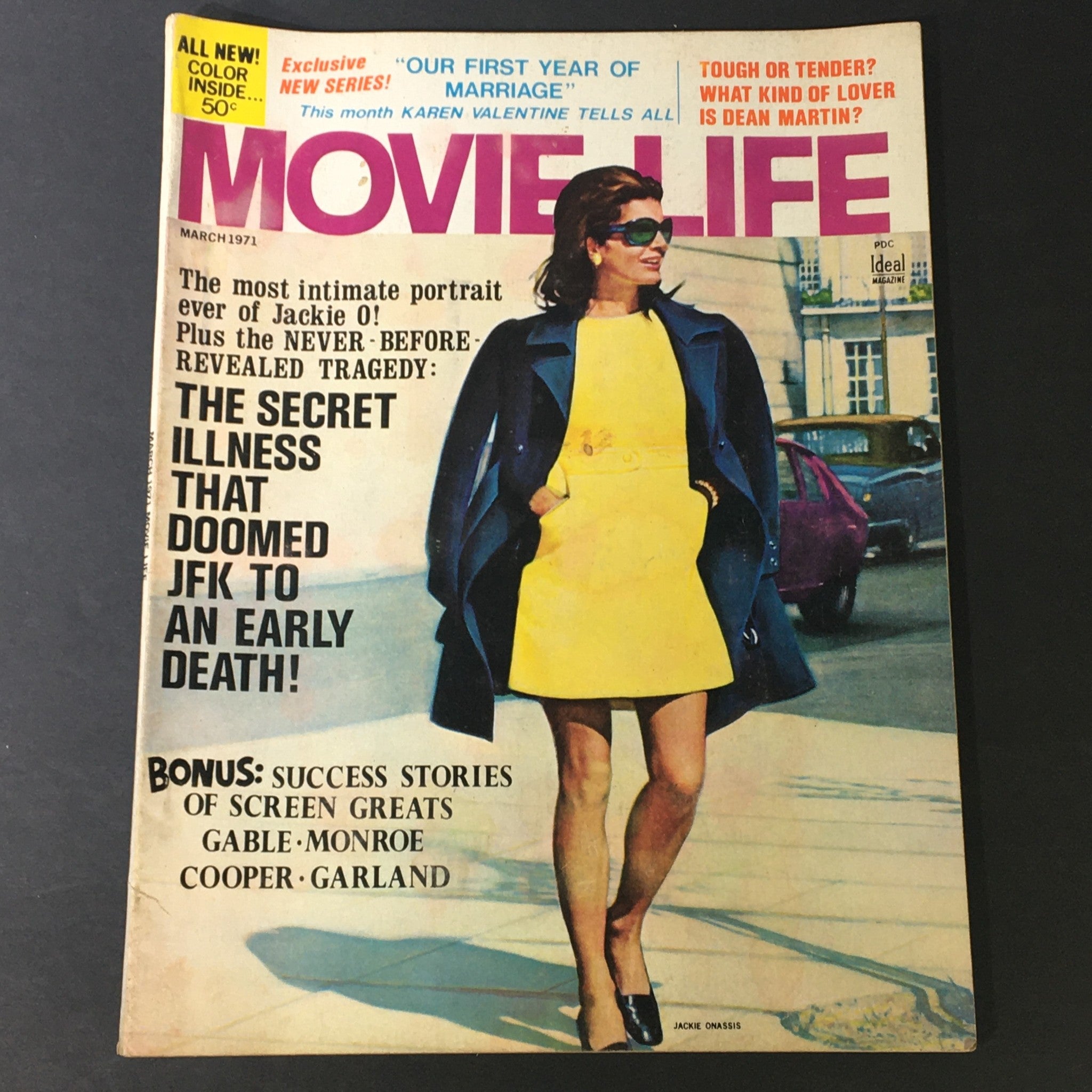 VTG Movie Life Magazine March 1971 Monroe Cooper-Garland, Gary Cooper, Newsstand