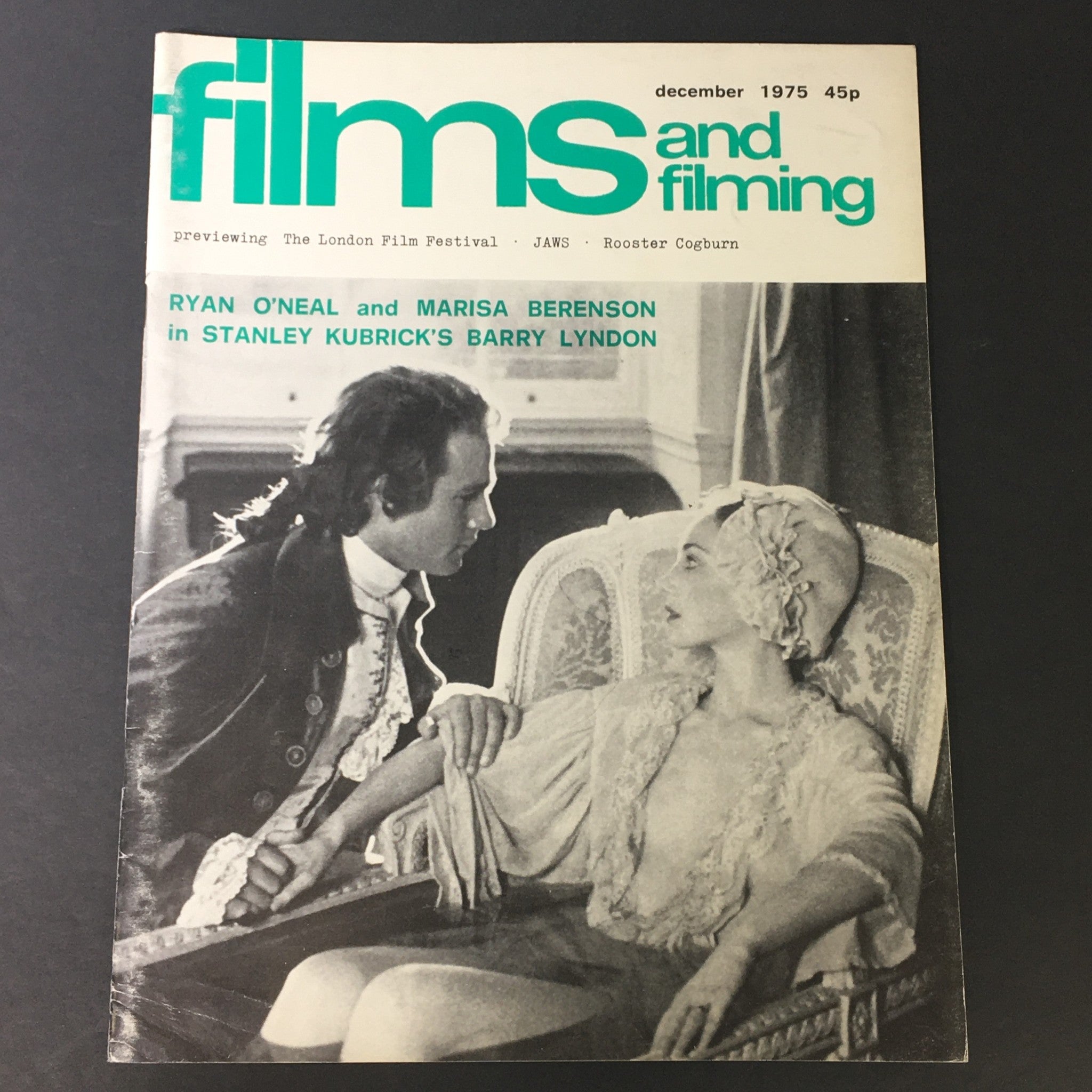 Films and Filming Magazine December 1975 Ryan O'Neal, Marisa Beneson, Newsstand