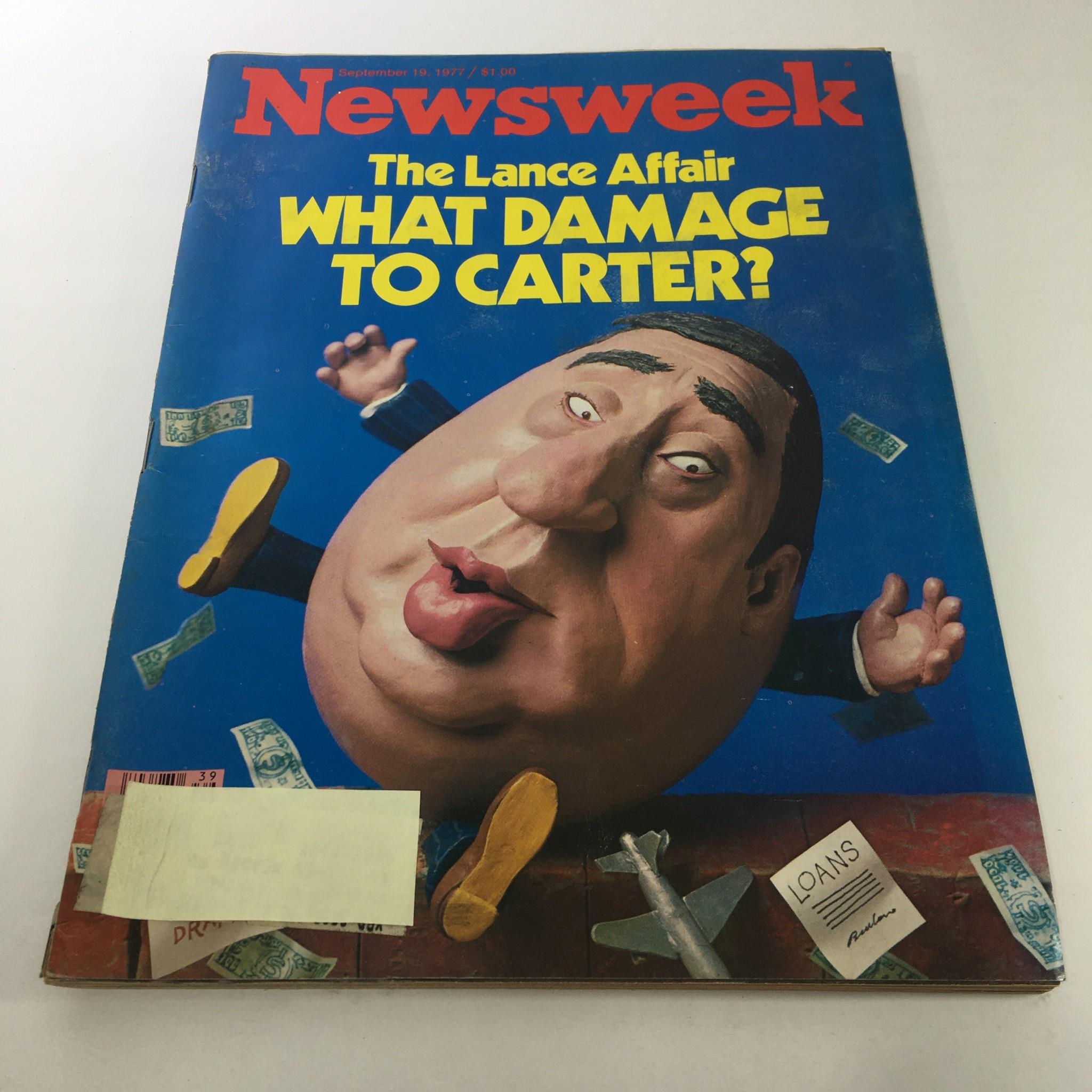 Newsweek Magazine: September 19 1977 - The Lance Affair - What Damage to Carter?