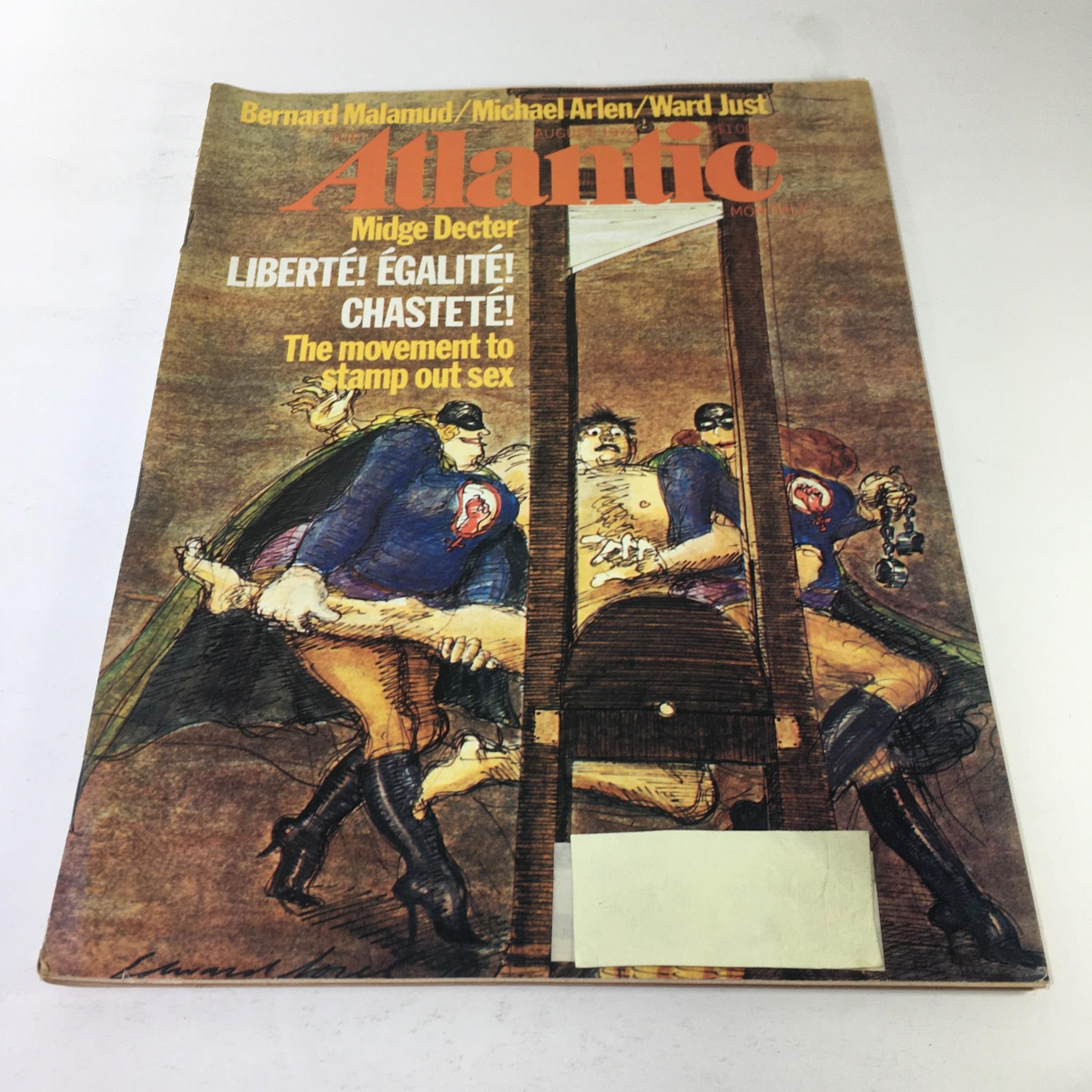 The Atlantic Magazine: August 1972 - Midge Decter Liberte Egalite Chastete