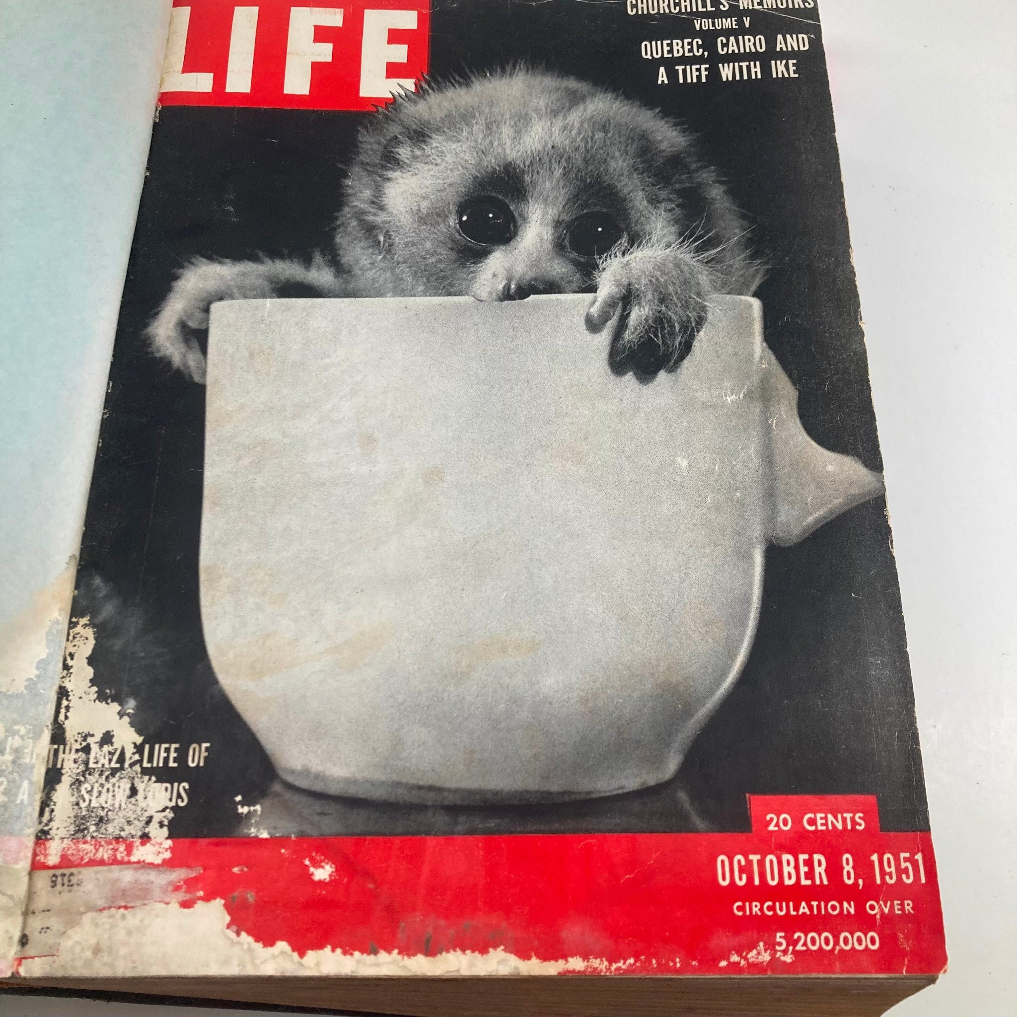 VTG 1951 Bound Life Magazine October - December Weekly Issue