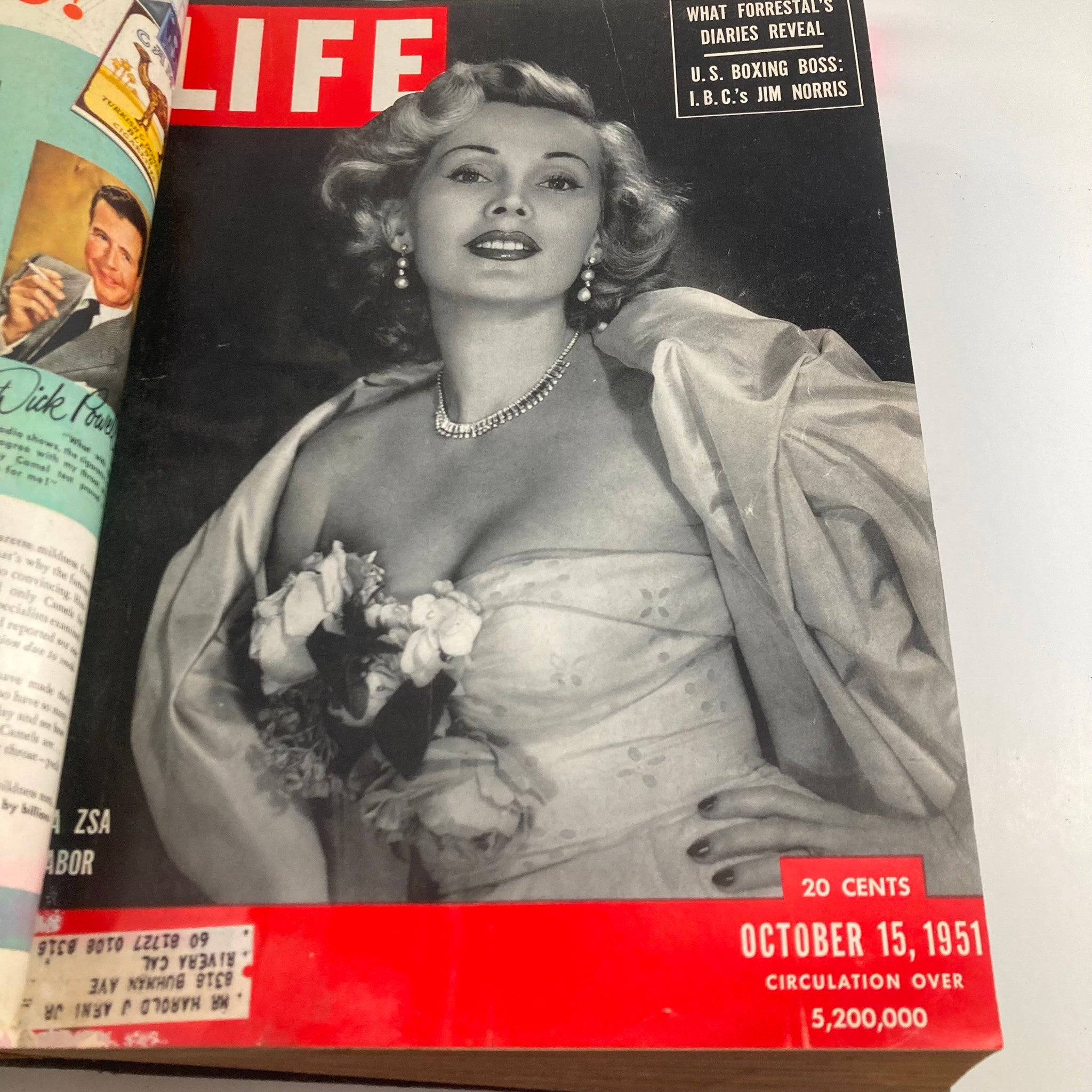 VTG 1951 Bound Life Magazine October - December Weekly Issue